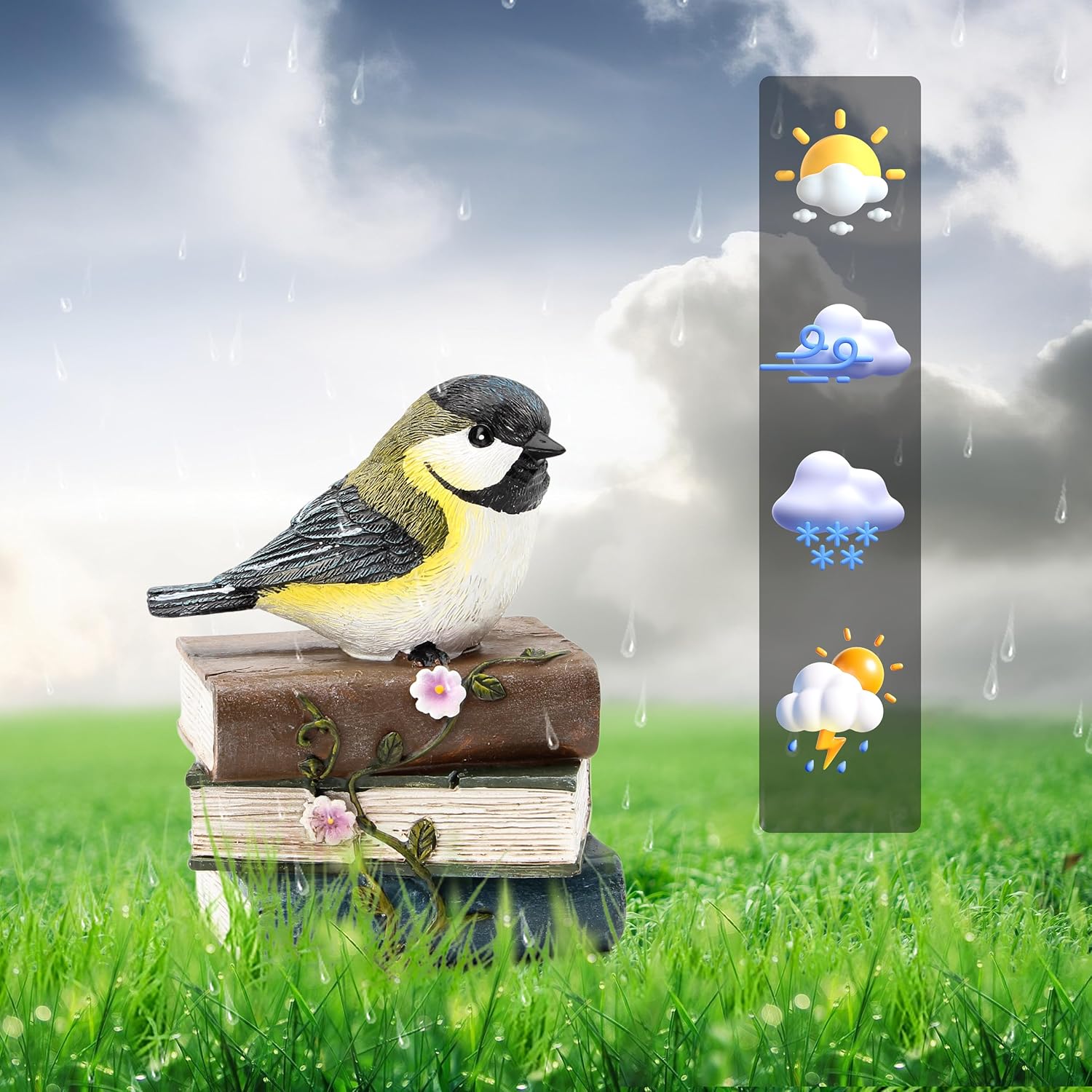 Bird Statue for Garden Decorations,Garden Sculptures & Statues,Animal 