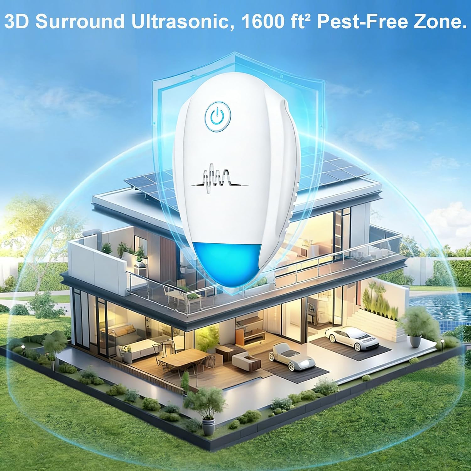 2026 Upgraded Ultrasonic Repeller 6 Packs,Indoor Ultrasonic Repellent,