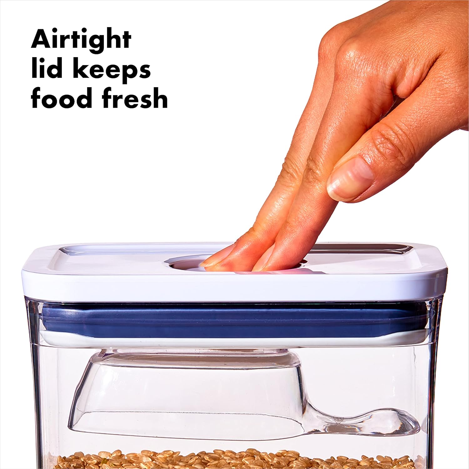 OXO Good Grips Pet POP Container – 6.0 Qt/5.7 L with Half Scoop, Ideal