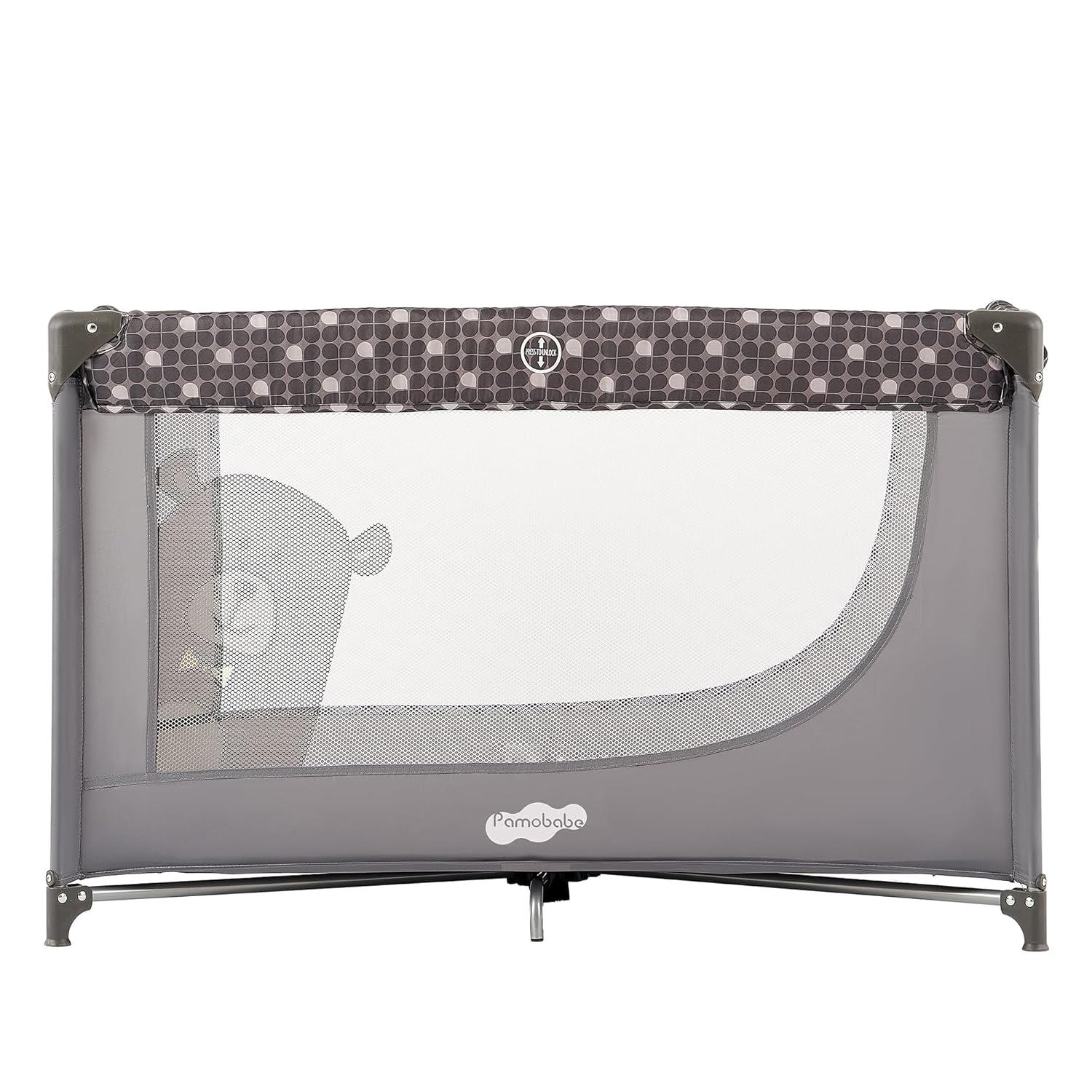 Pamo Babe Compact Pack and Play - Portable Crib for Baby, Lightweight 