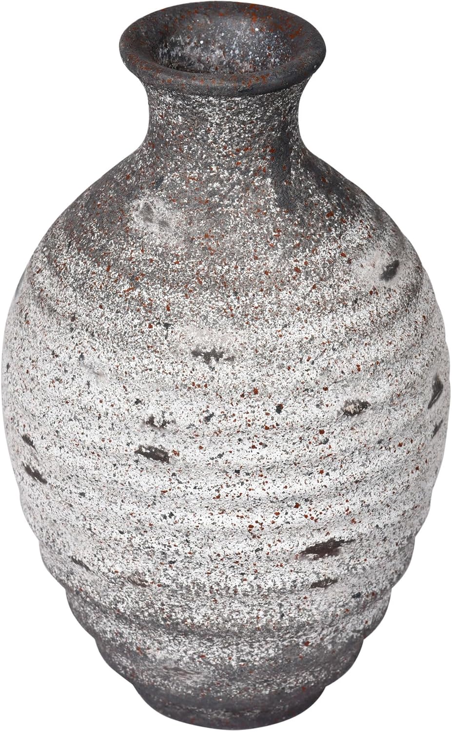 Vickerman 6.5" Gray Terracotta Vase. This Pot is The Perfect Addition 