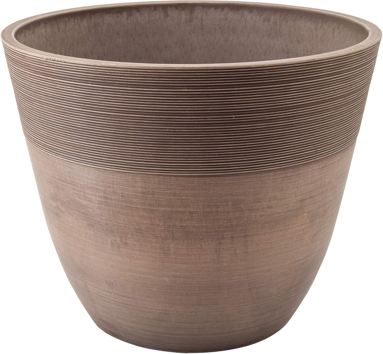 PSW Pot Collection FM35TP 14-inch Plastic/Stone/Wood Composite Large R