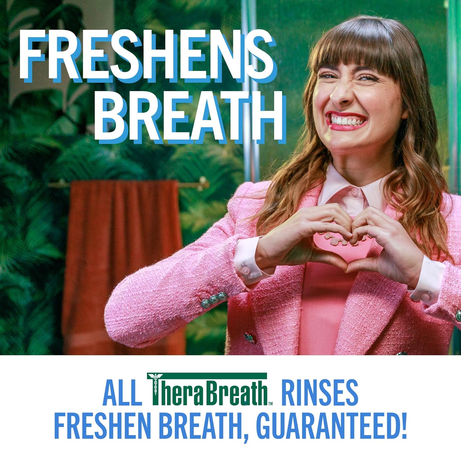 TheraBreath Fresh Breath Mouthwash, Icy Mint Flavor, Alcohol-Free, 16 