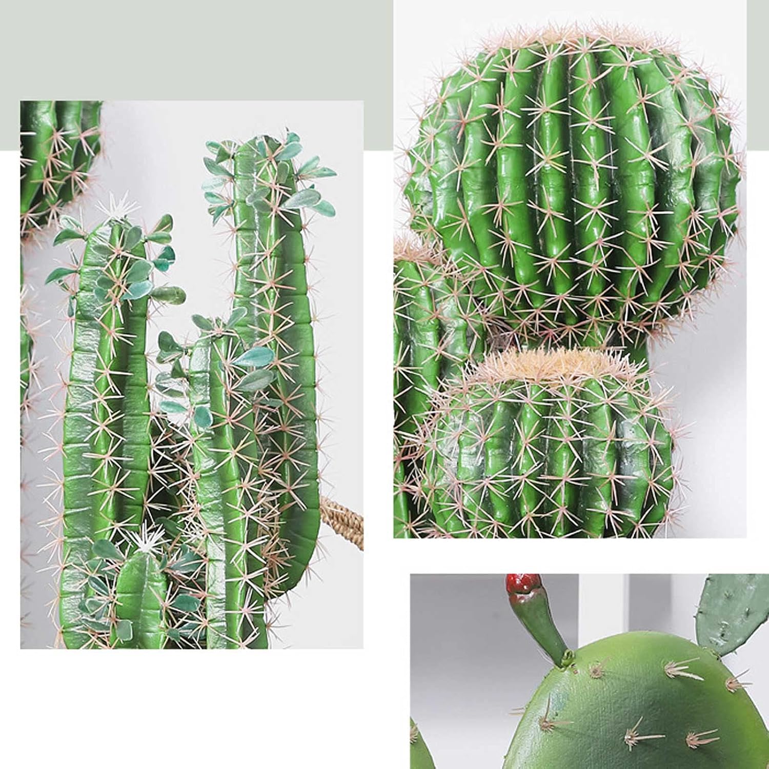 Faux Plants Outdoor Beautiful Fake Plant Tall Fake Cactus Plants in Ce