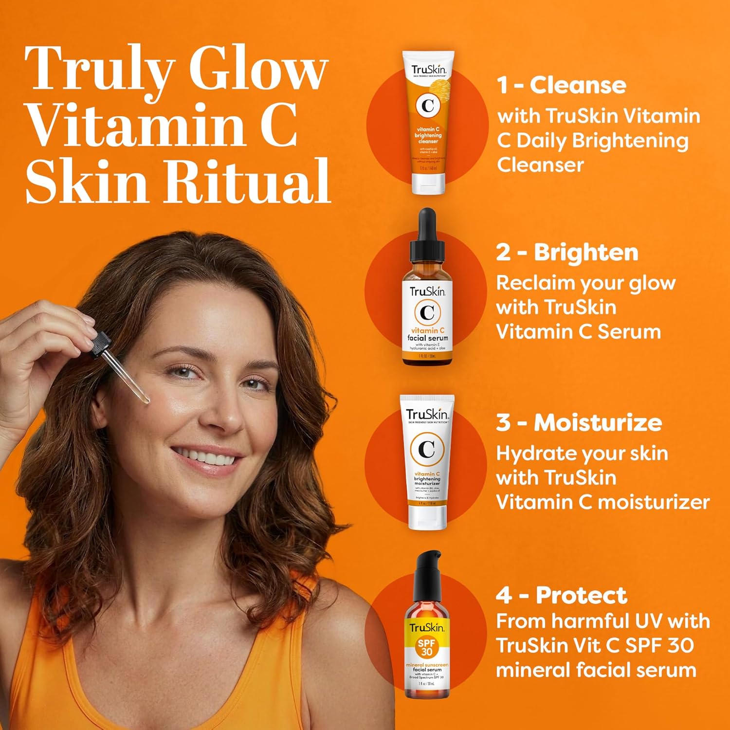 TruSkin Vitamin C Serum for Face – Anti Aging Face Serum with Hyaluron
