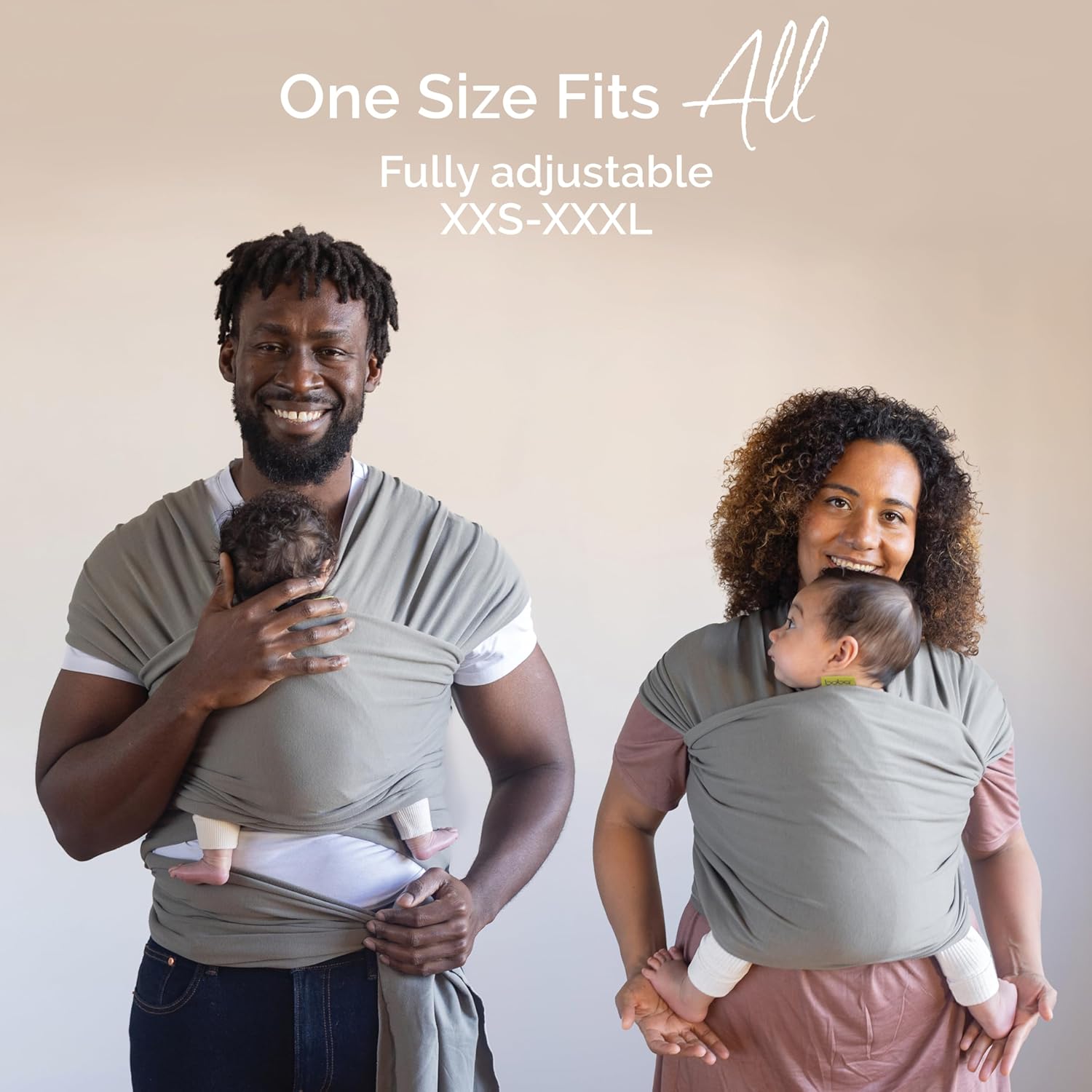 Boba Baby Wrap Carrier – Original Baby Sling Carrier for Newborns (7–3