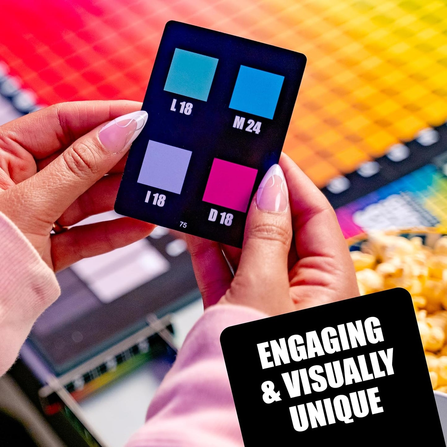 HUES and CUES - Vibrant Color Guessing Board Game for 3-10 Players Age