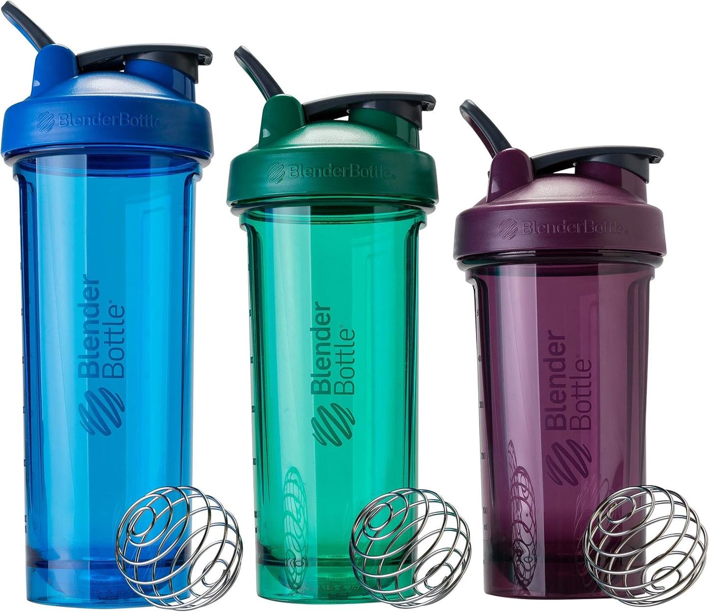 BlenderBottle Shaker Bottle Pro Series Perfect for Protein Shakes and Pre Workout, 28-Ounce, Black