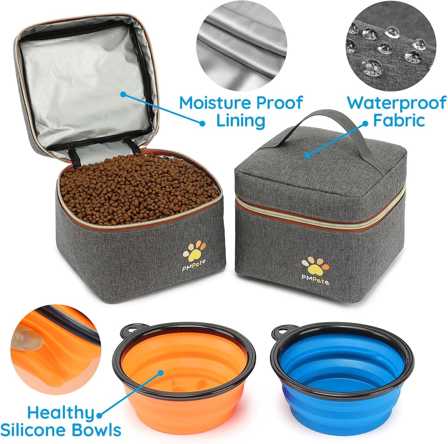 Dog Travel Bag for Traveling| Week Away/Overnight Dog Travel Accessori
