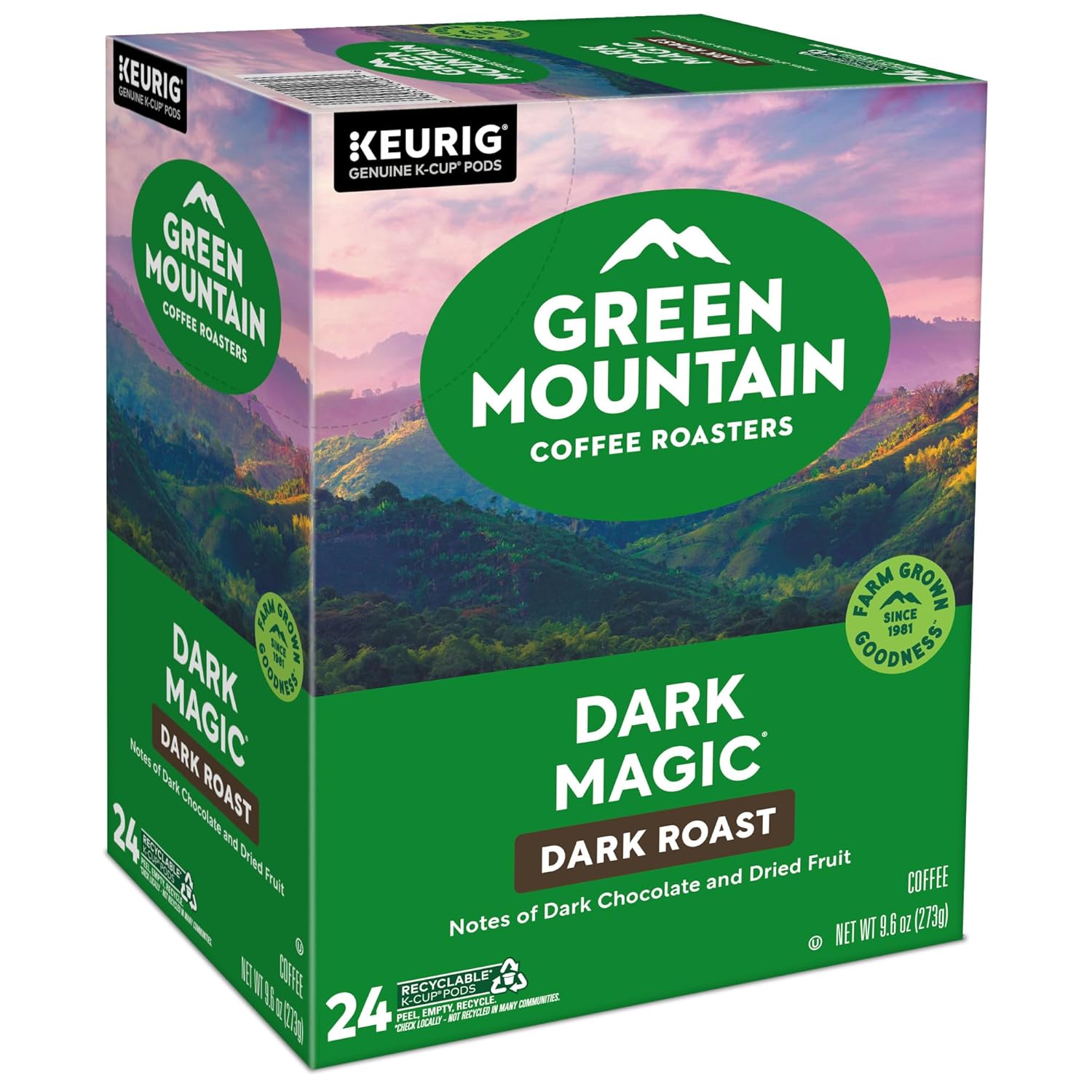 Green Mountain Coffee Roasters Dark Magic Coffee, Keurig Single-Serve 