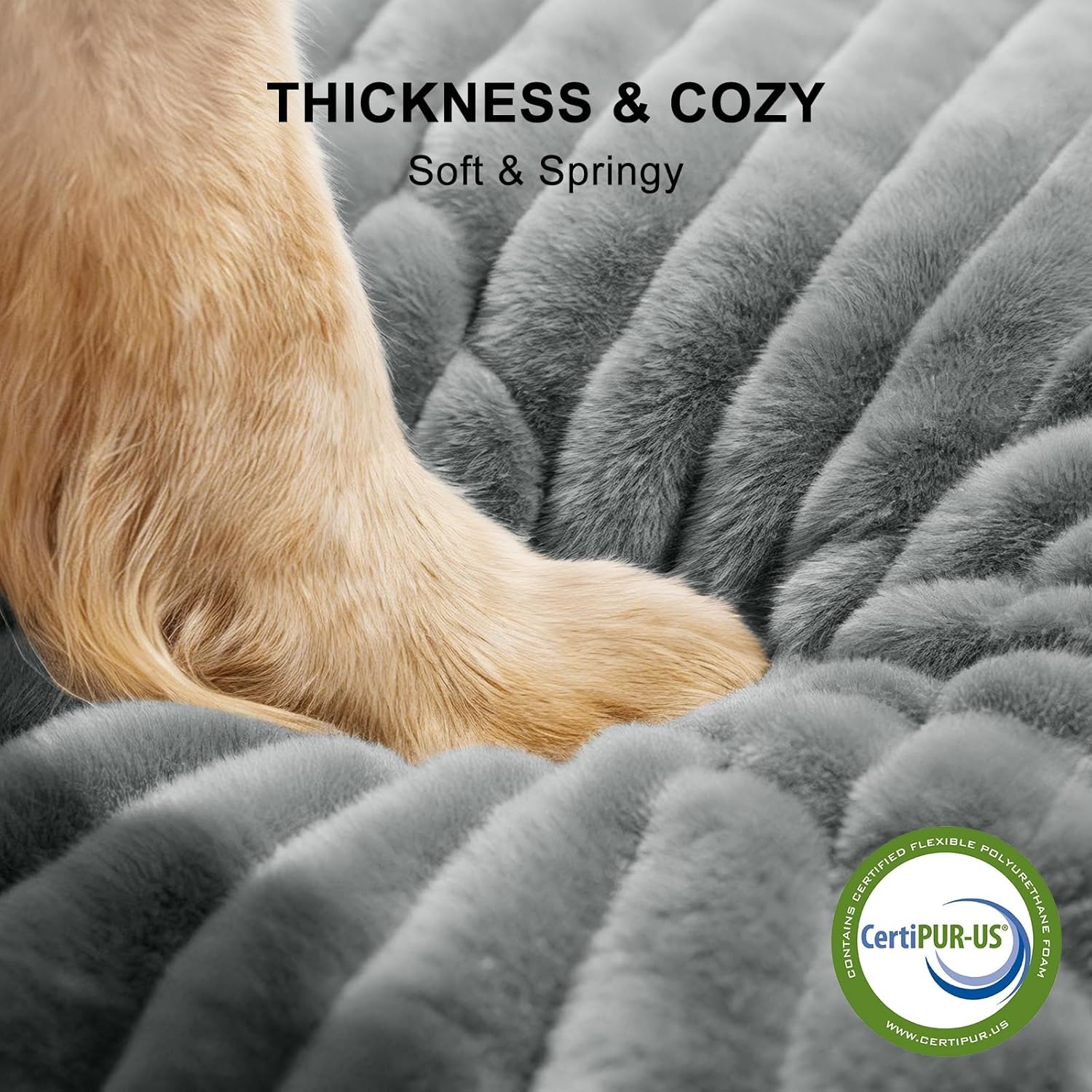 FURTIME Dog Bed for Small Dogs, Washable Orthopedic Dog Bed with Remov