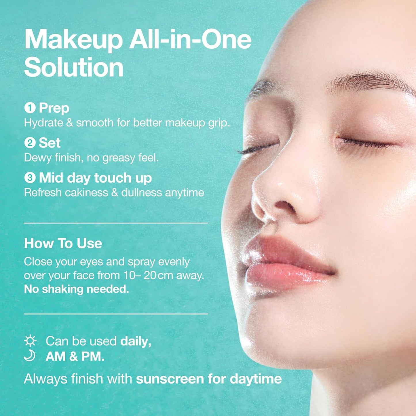 ANUA PDRN Collagen Glow Facial Serum Spray, Hydrating Face Mist, Hyalu