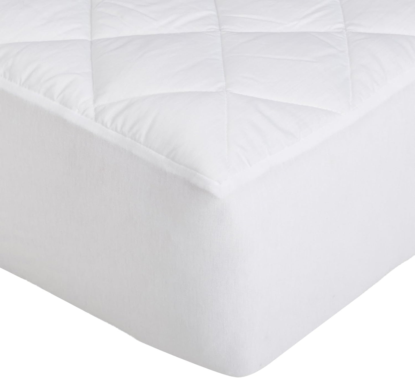 Amazon Basics Hypoallergenic Quilted Plush and Breathable Mattress Top