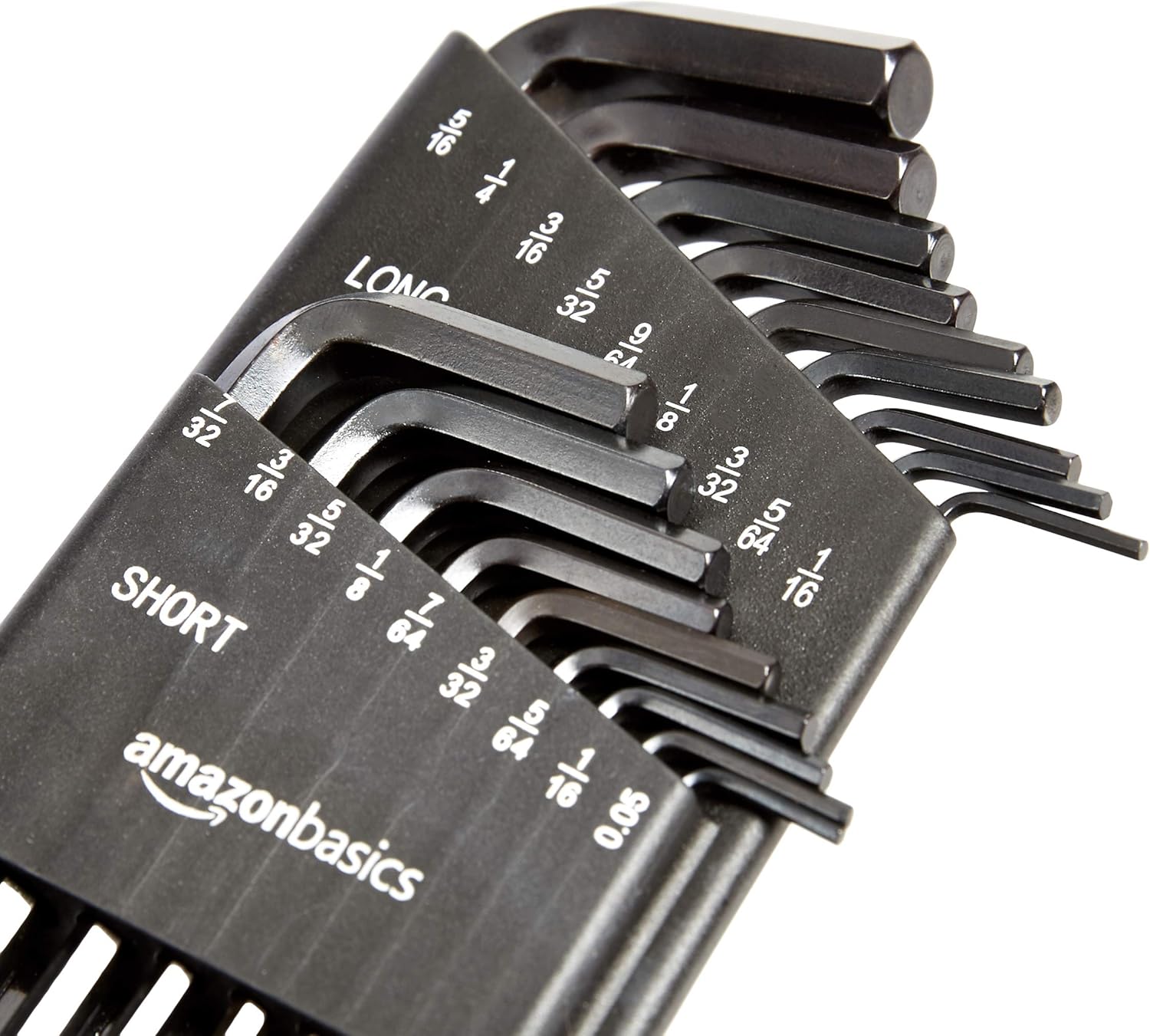 Amazon Basics 36-Piece Allen Wrench/Hex Key Set, SAE & Metric Sizes, C