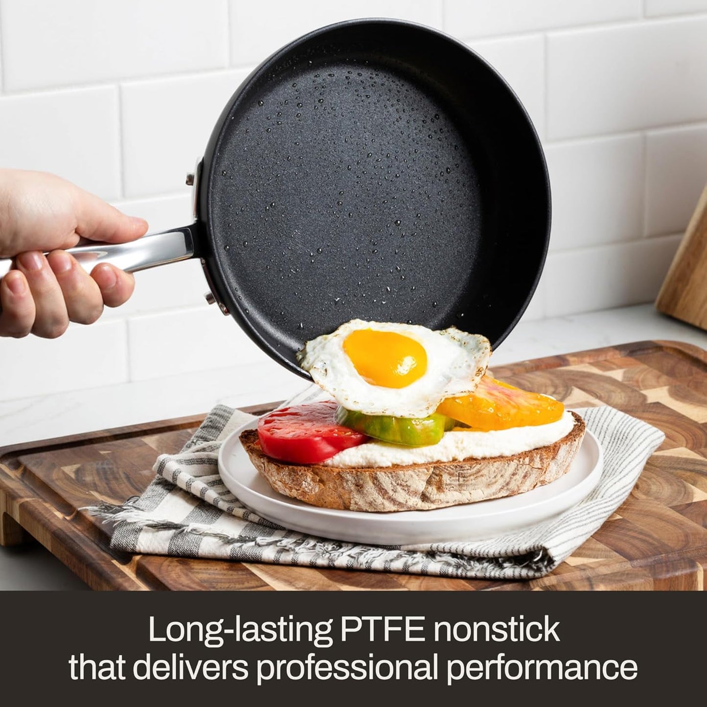 All-Clad HA1 Expert Hard Anodized Nonstick Fry Pan 2 Piece Set, 8" & 1