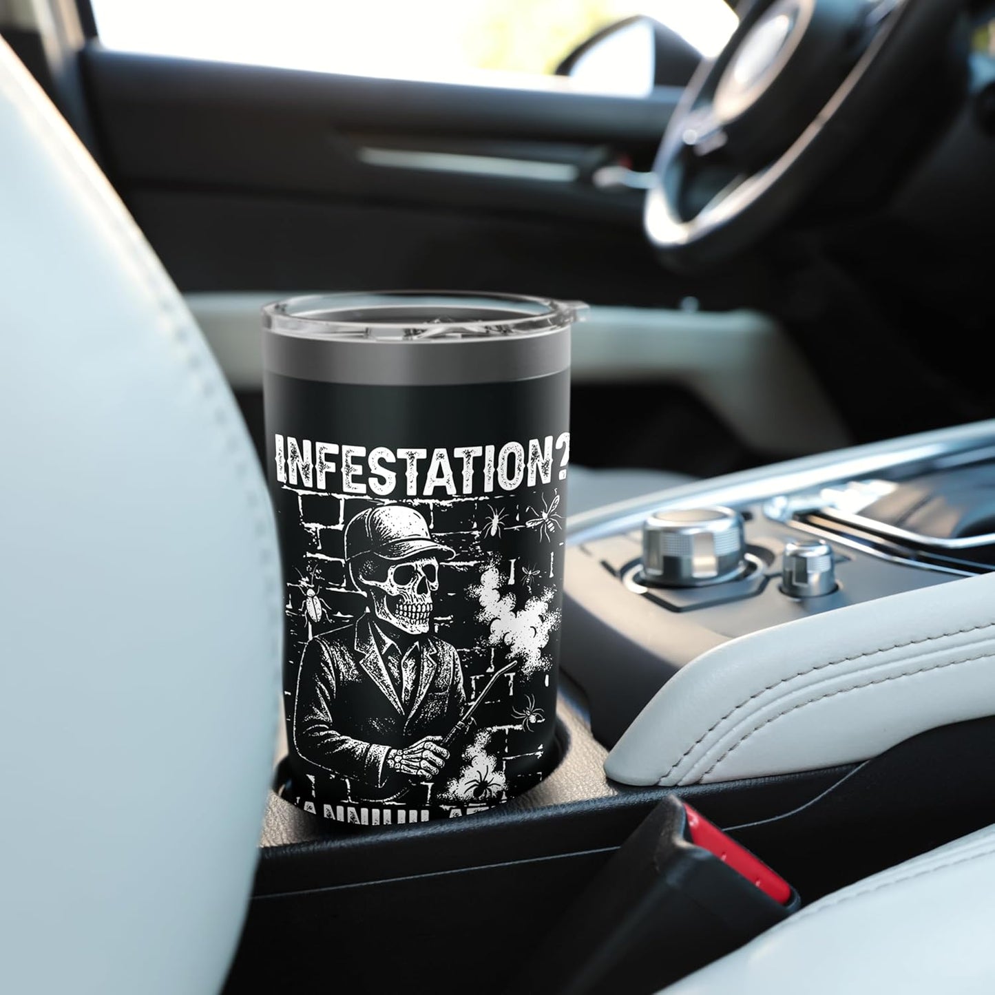Infestation Elimination Pest Control Exterminator Gift Stainless Steel Insulated Tumbler