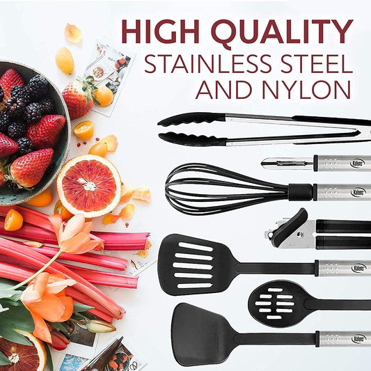 Kitchen Utensils Set - 24 PCS Nylon Cooking Utensils Set, Kitchen Spat