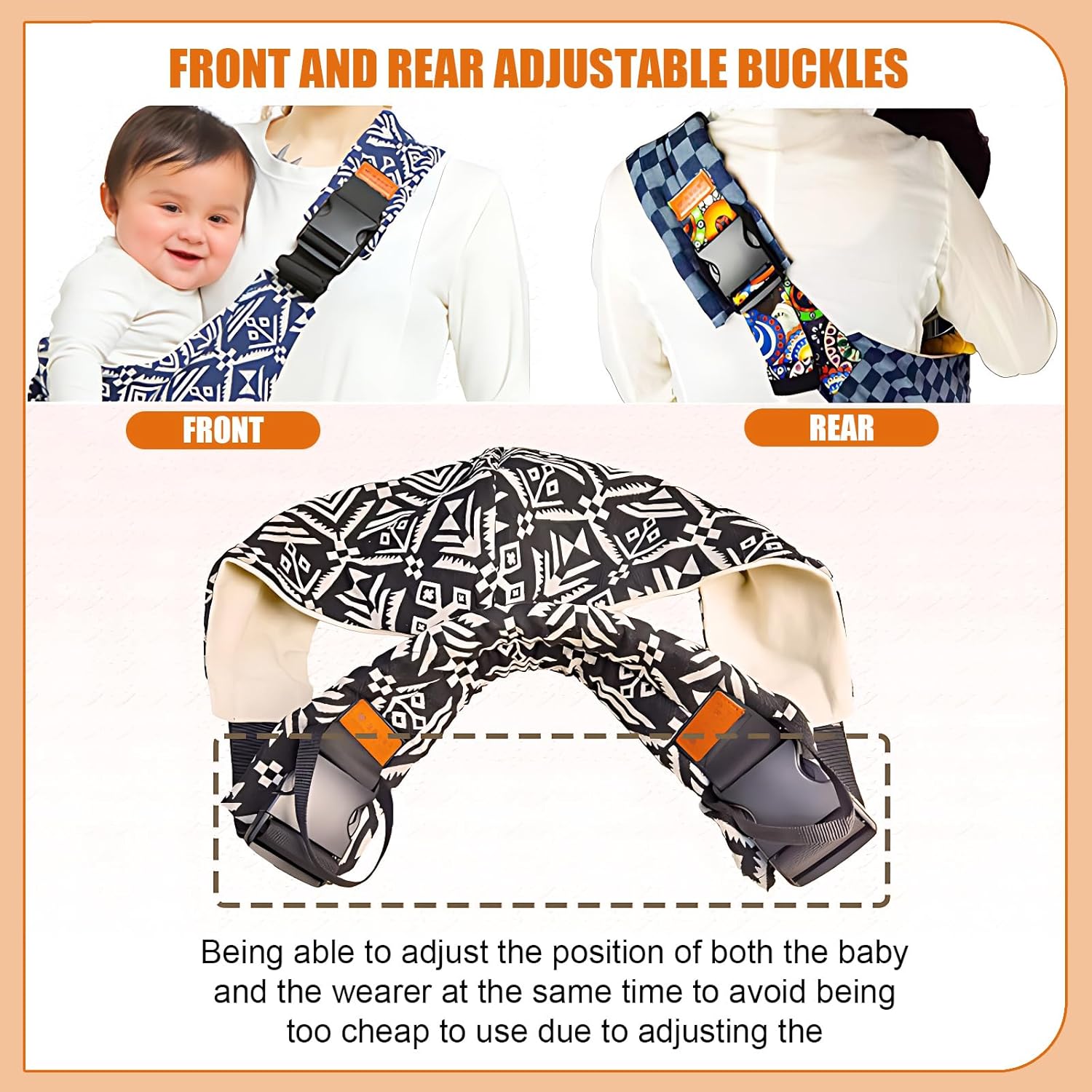 Baby Sling Carrier,Toddler Carrier, 2024 New Baby Carrier Newborn to T