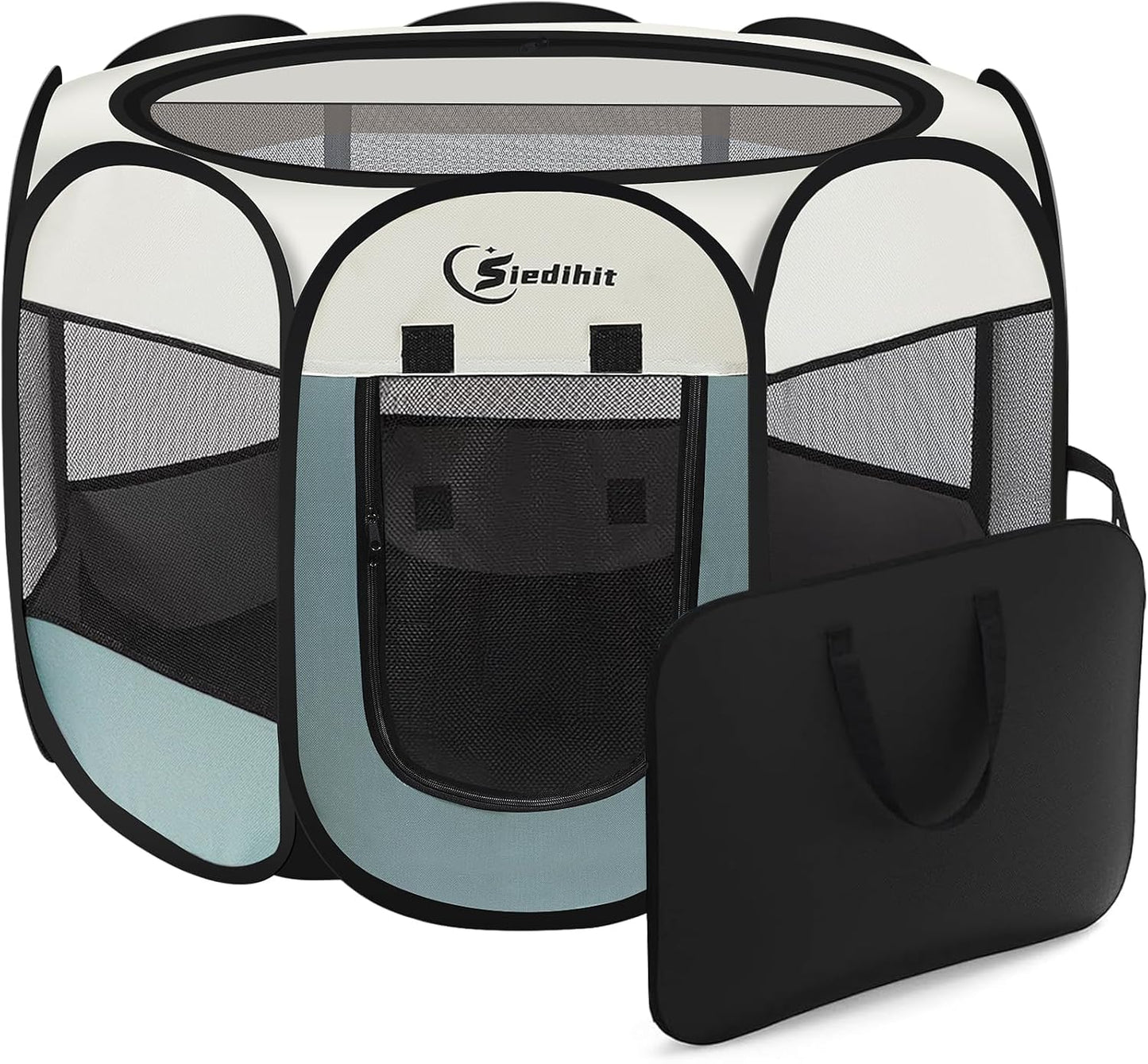 Dog Cat Playpen, Puppy Pet Playpen Indoor for Small Dog Crate Tent Cag