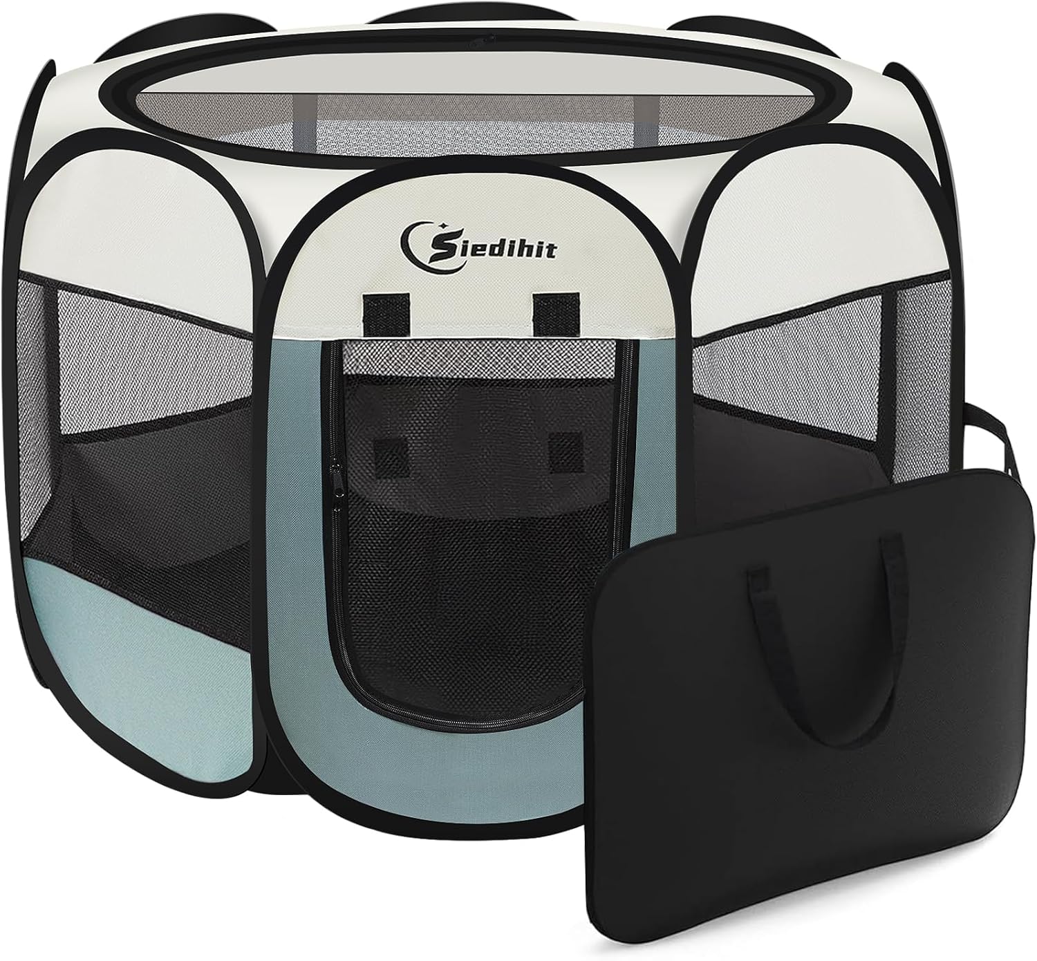 Dog Cat Playpen, Puppy Pet Playpen Indoor for Small Dog Crate Tent Cag