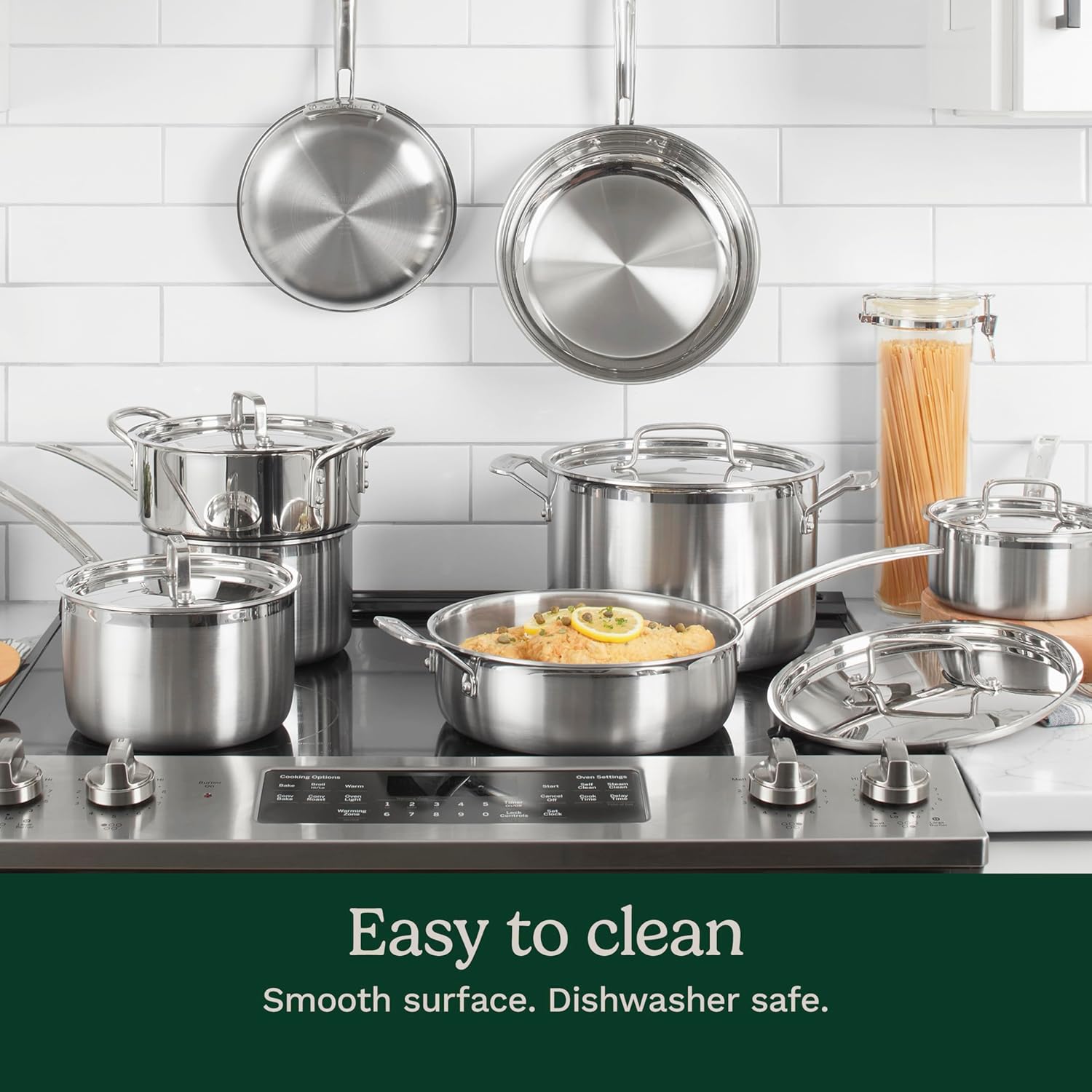 Cuisinart 12-Piece MultiClad Pro Triple Ply Stainless Stainless Steel 