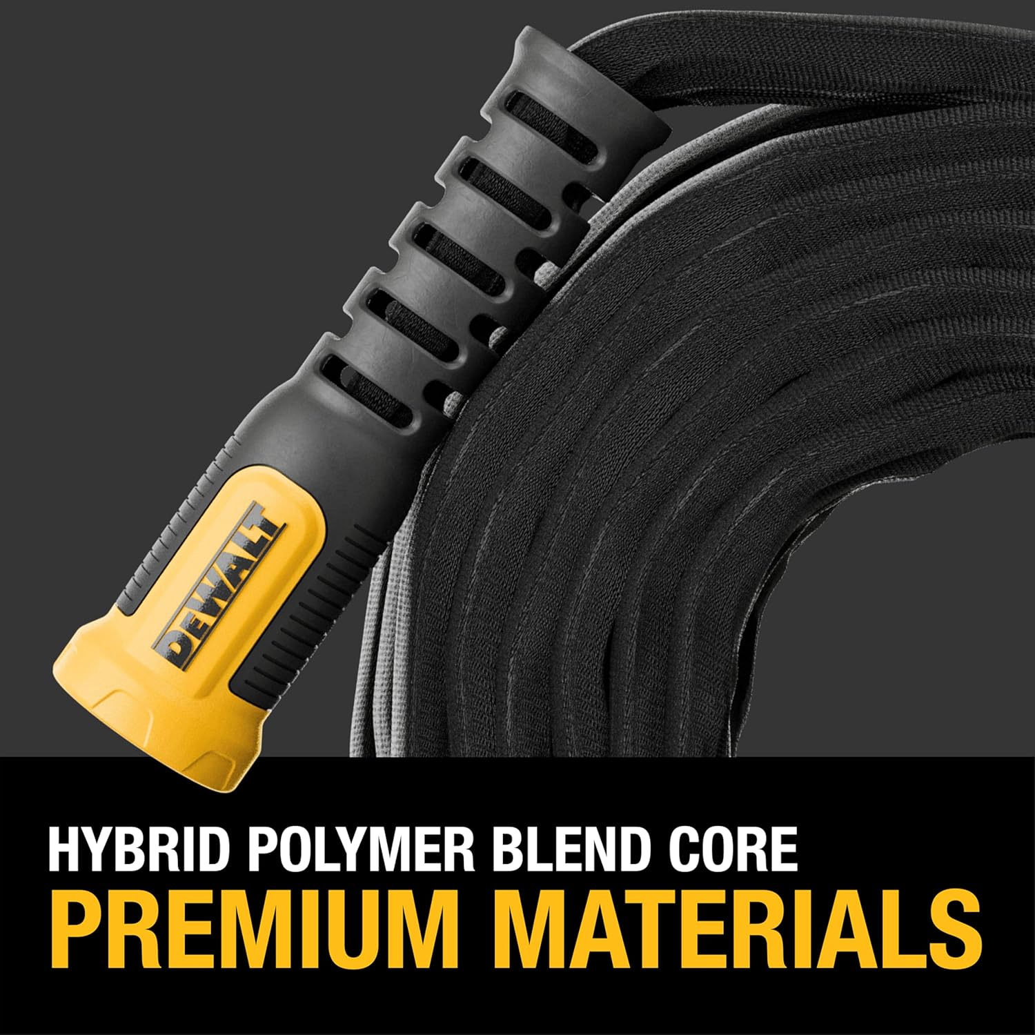 DEWALT 50 ft x 5/8 in Heavy-Duty Professional Grade Fabric Garden Hose