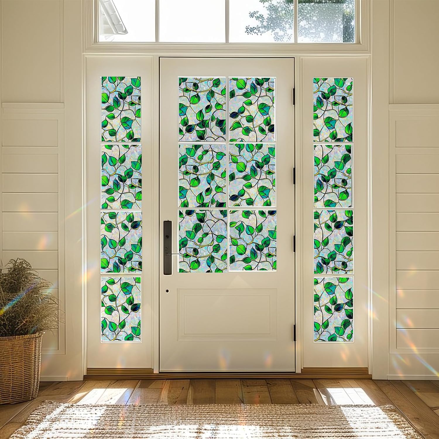 Rainbow Window Privacy Film,Heat Control,UV Blocking,Anti-Glare,Day & 