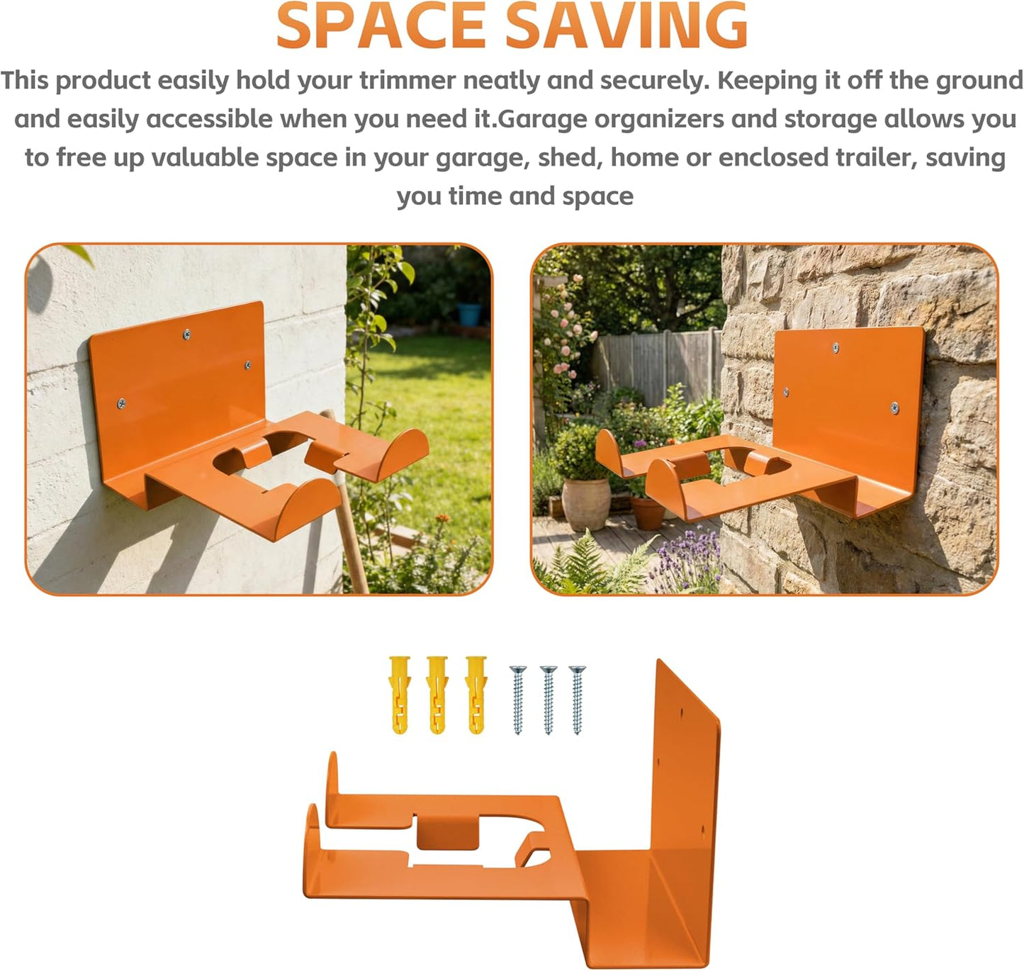 Garage Organizer Wall Hanger Garden Tool Rack for Stihl Trimmer Hedge Trimmer Garage Tools
