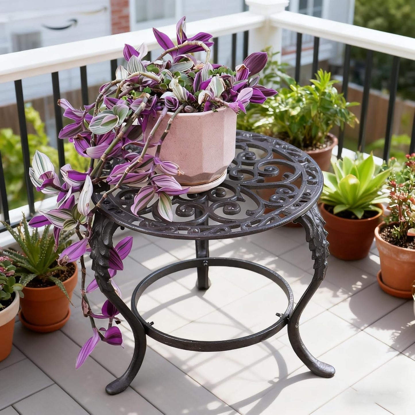 Notakia Plant Stand Indoor Outdoor Clearance Heavy Duty Cast Iron Plan