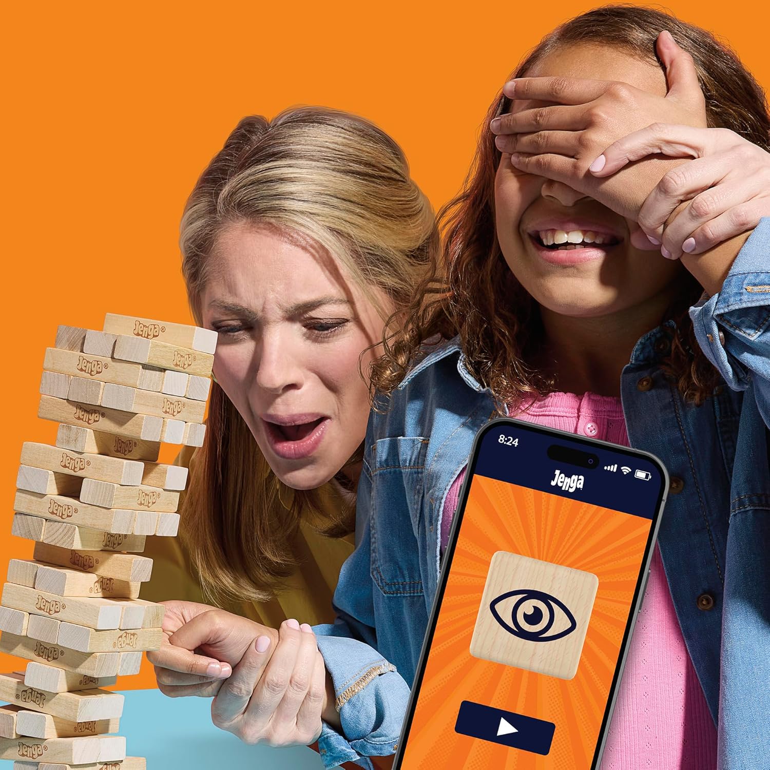 Official Hasbro Games Jenga Game | Digital Die for 6 More Ways to Play