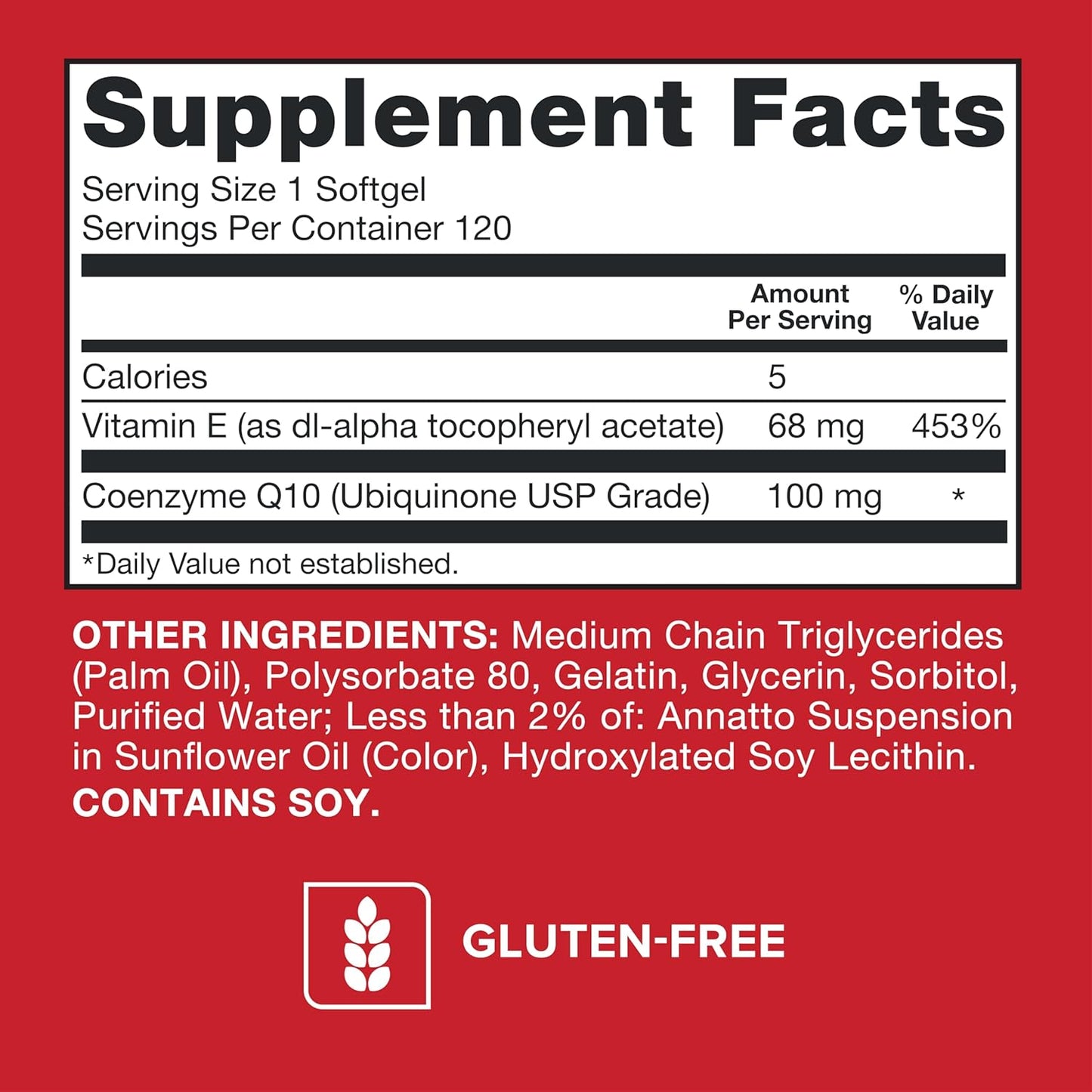 Qunol Ultra CoQ10 100mg, 3x Better Absorption, Patented Water and Fat 