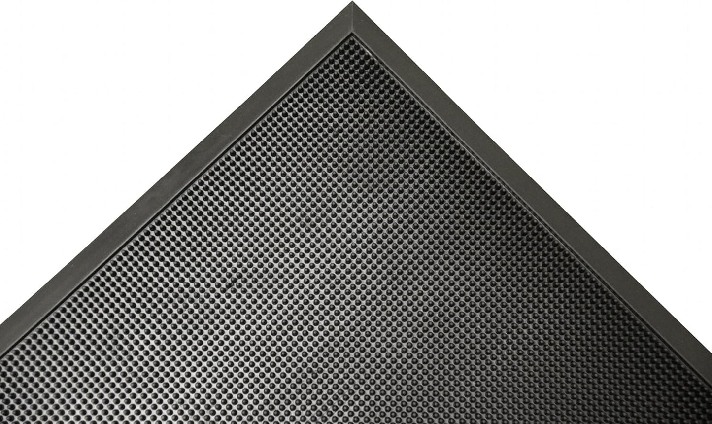 Rubber-Cal 03_190_ZWEB_BK Door Scraper Rubber Front Mats, 5/8" Thick x