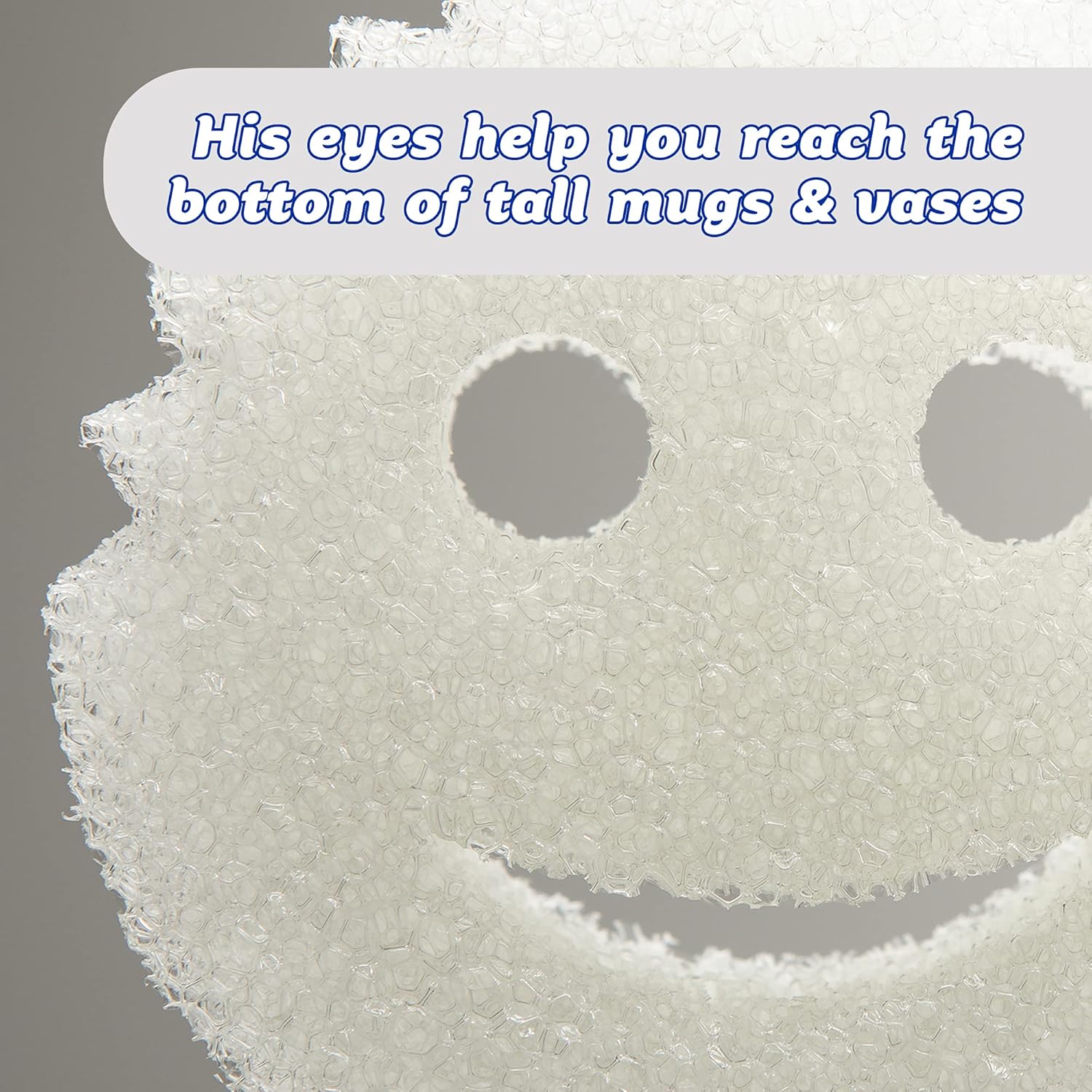 Scrub Daddy Sponge - Dye Free - Scratch-Free Scrubber for Dishes and H
