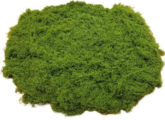Fake Moss, 50g Plastic Artificial Moss Realistic Looking Faux Moss Nutural Fake Green Lichen Plants for Plant Pot Garden Patio Decoration, Light Green, Artificial Plants