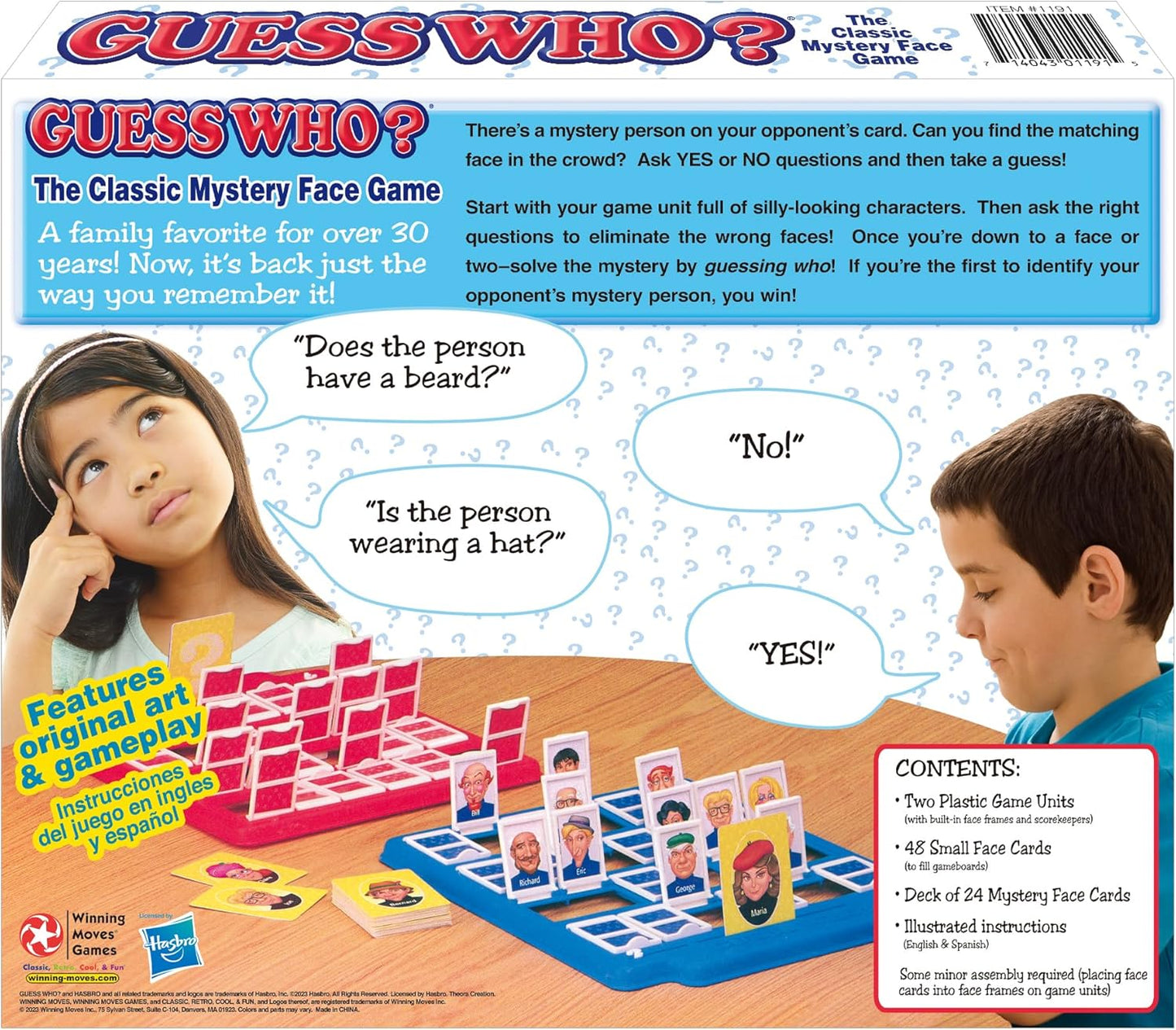Guess Who? Board Game with Classic Characters by Winning Moves Games U