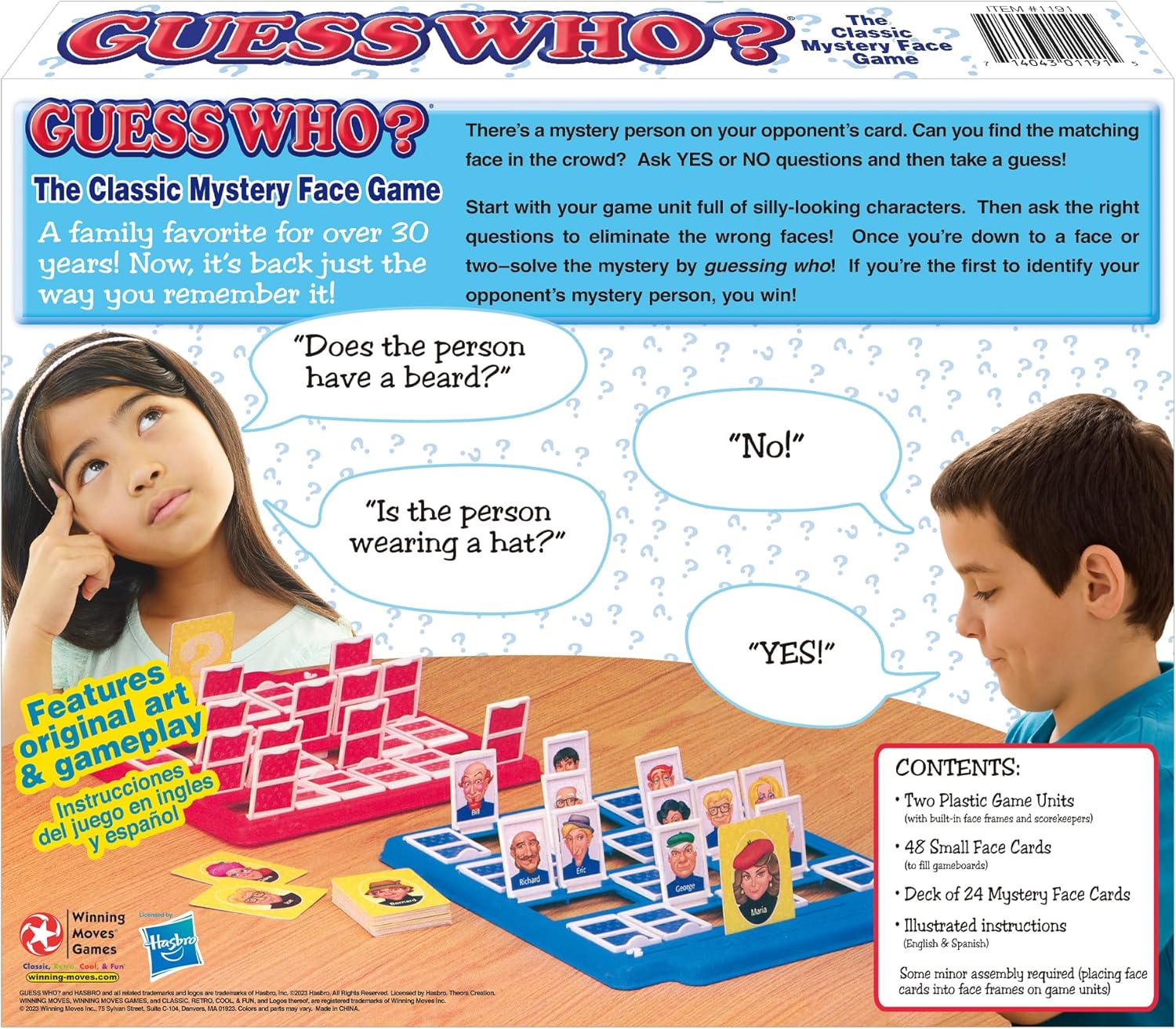 Guess Who? Board Game with Classic Characters by Winning Moves Games U