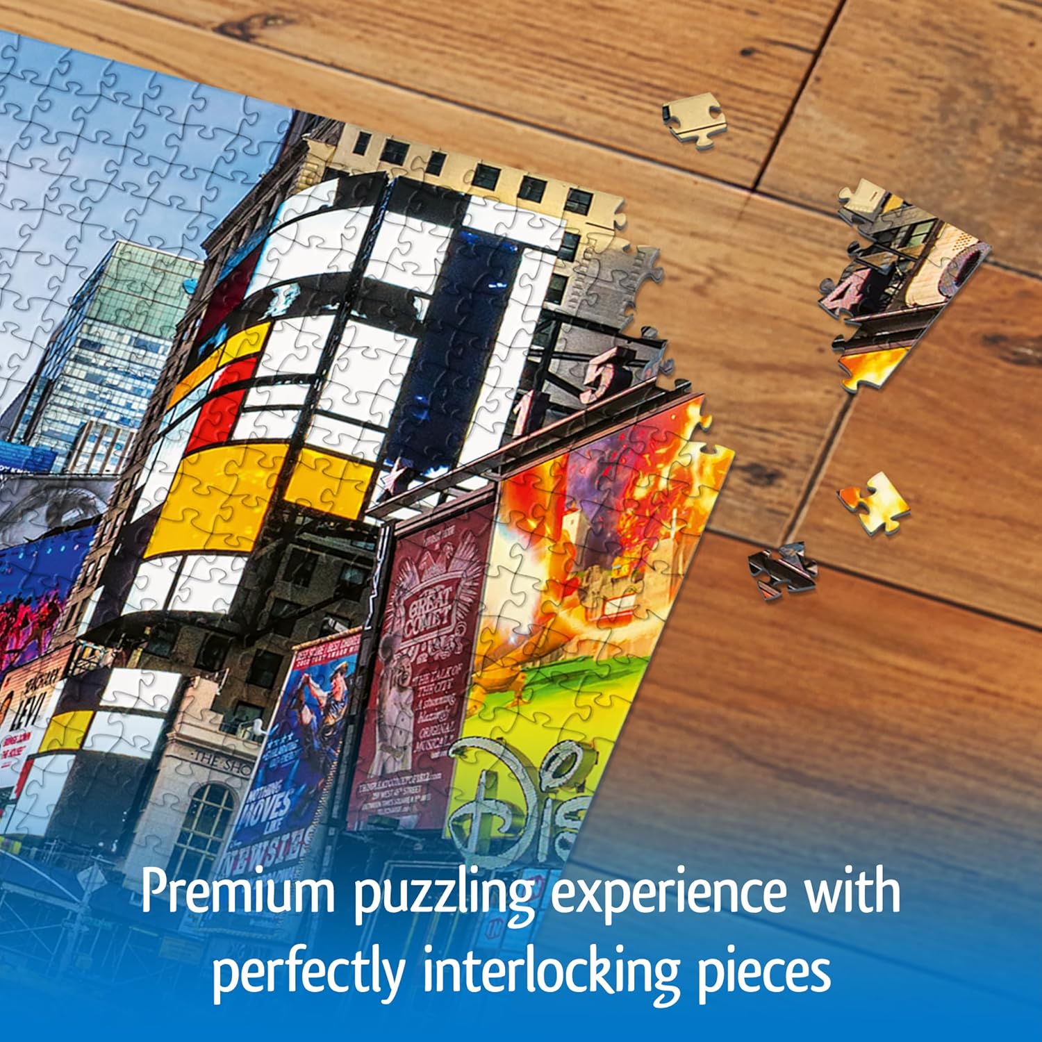 Wonder Forge Times Square New York 1000 Piece Jigsaw Puzzle for Adults