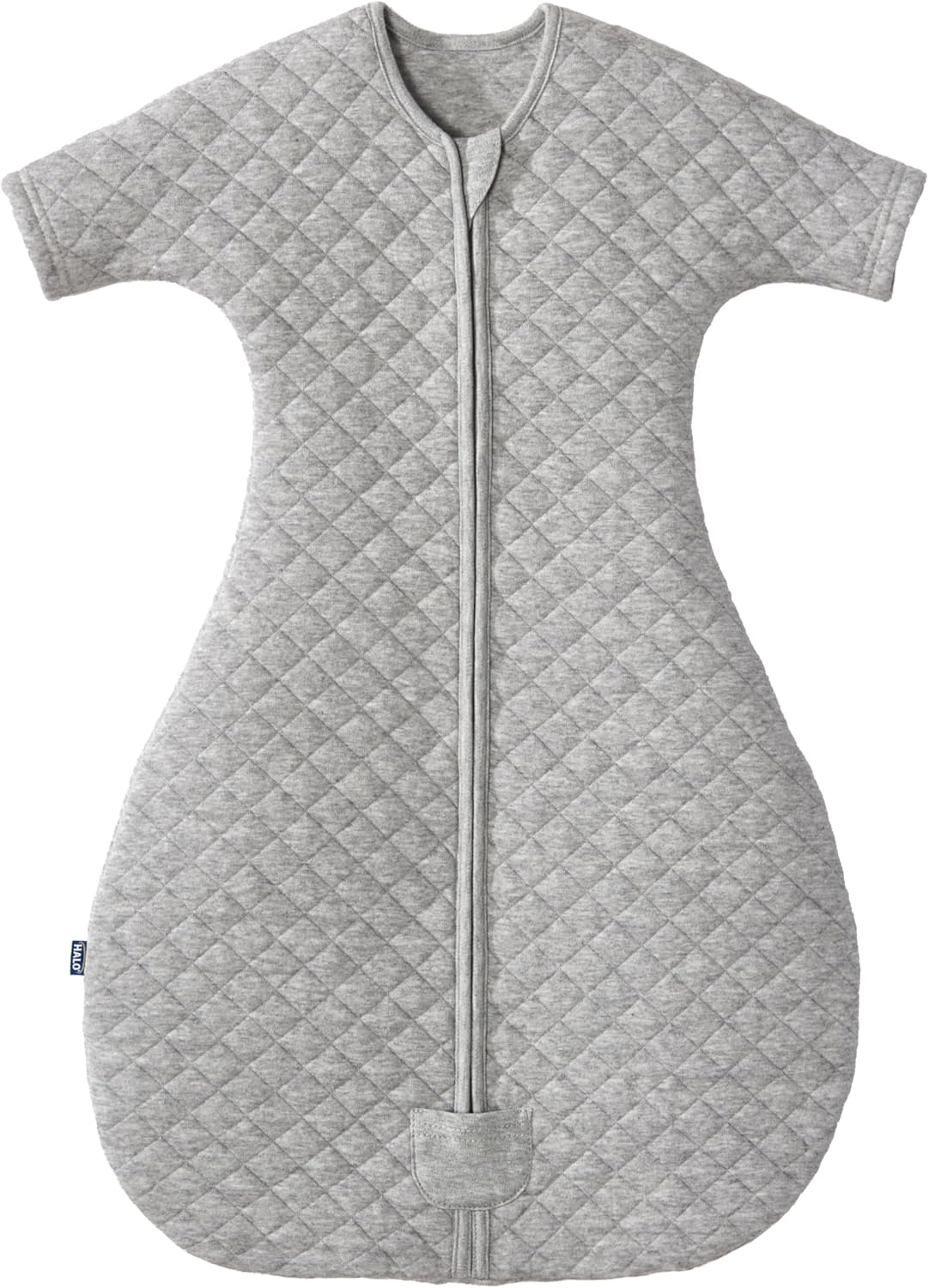 HALO Easy Transition Sleepsack Wearable Blanket, TOG 1.5, Heather Grey, Small