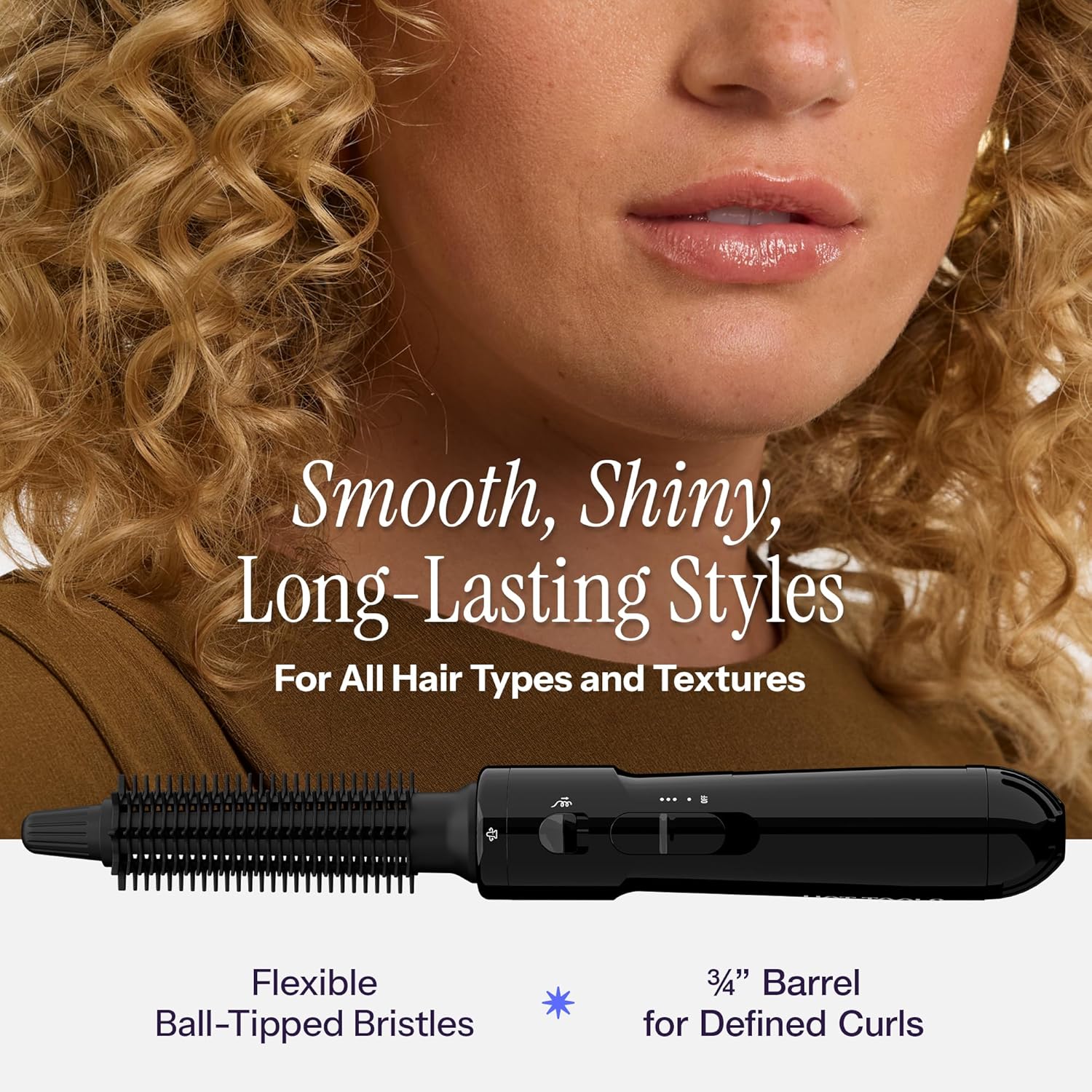 Hot Tools Pro Artist Hot Air Styling Brush | Style, Curl and Touch Ups