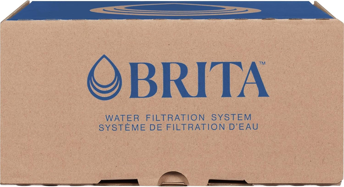 Brita Metro Water Filter Pitcher with SmartLight Change Indicator, BPA-Free, Replaces 1,800 Plastic Water Bottles a Year, Lasts Two Months, Includes 1 Filter, Small - 6-Cup Capacity, Fiery Red