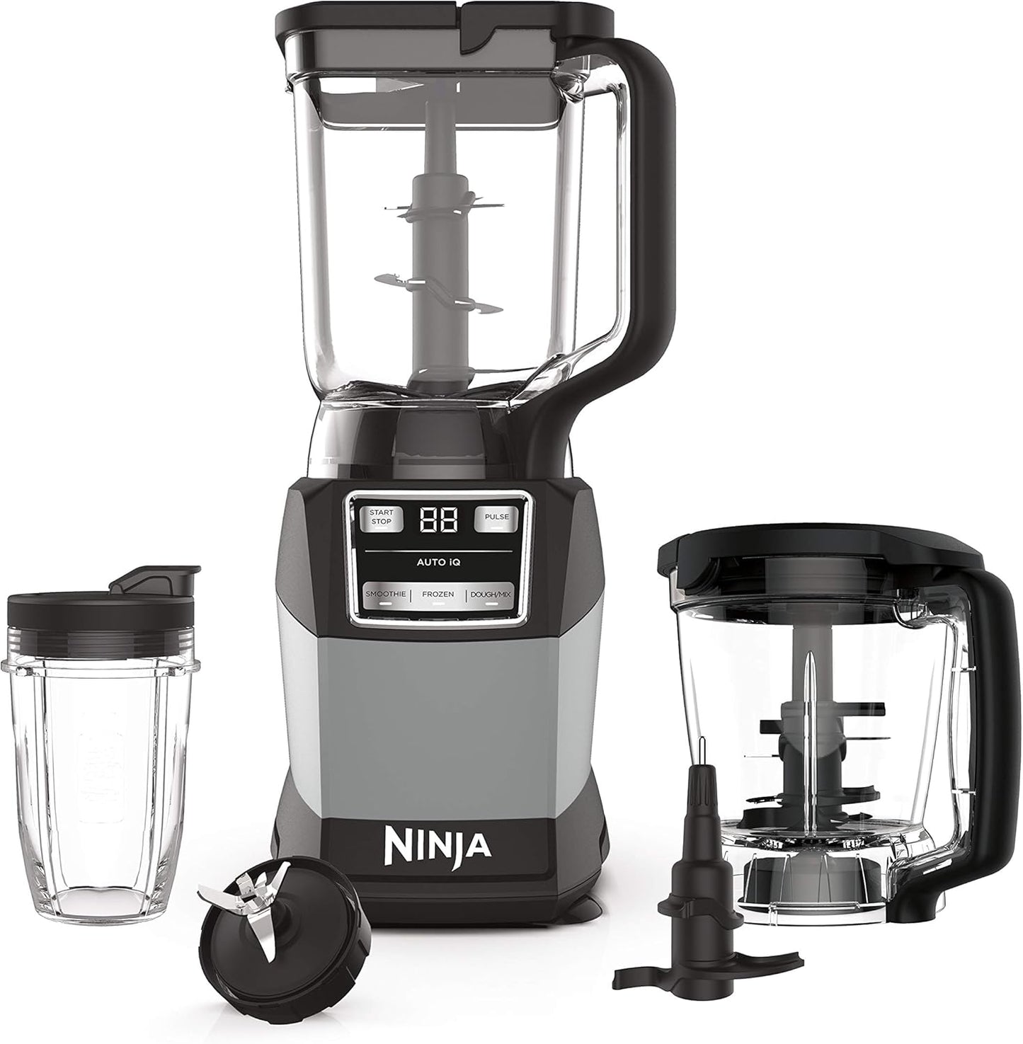 Ninja Blender, Compact Kitchen System, 1200W, 3 Functions for Smoothie