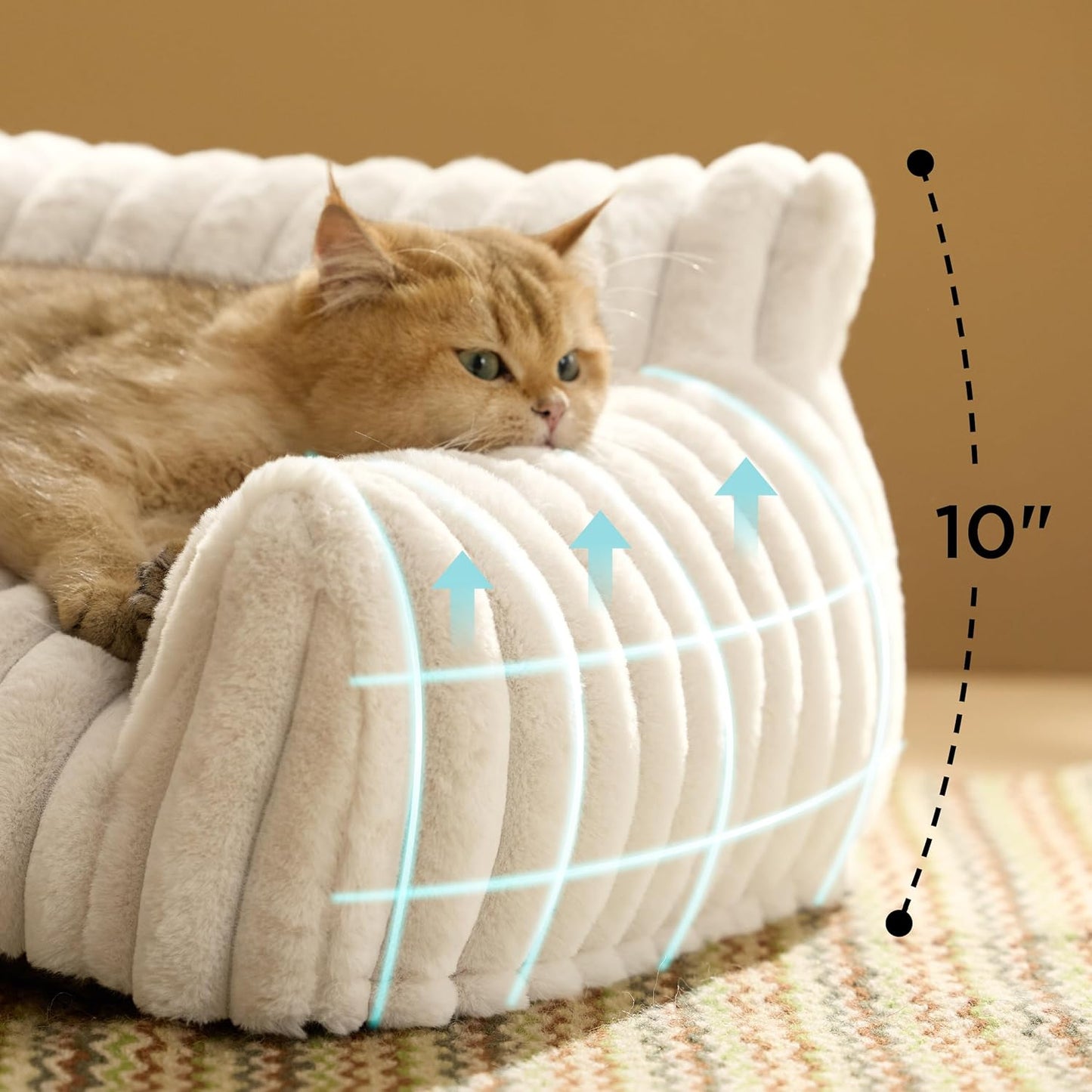 Bedsure ComfyFleece™ Cute Cat Couch for Pets - As Seen on TV on Good D