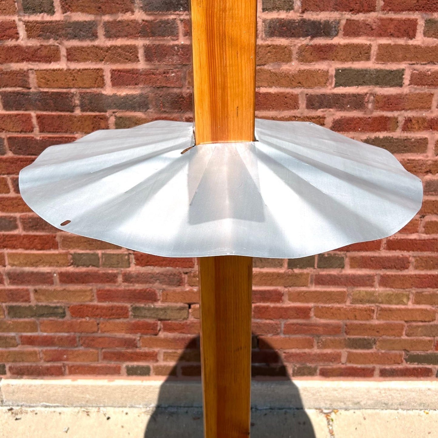 SB7GLV - 4X4 Disk Squirrel Baffle - Galvanized Finish - USA