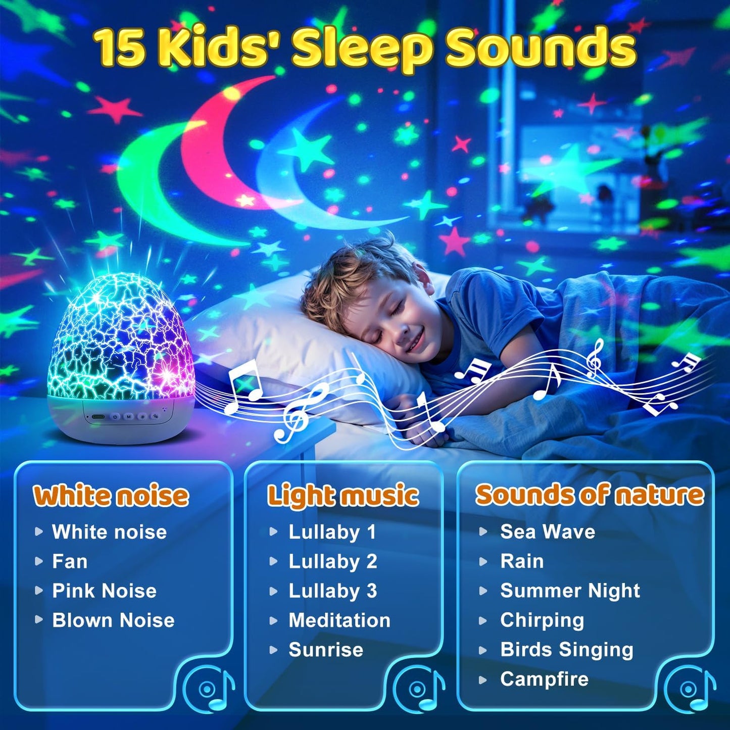 Easter Eggs Easter Gifts for Toddlers Kids Baby Night Light Projector 