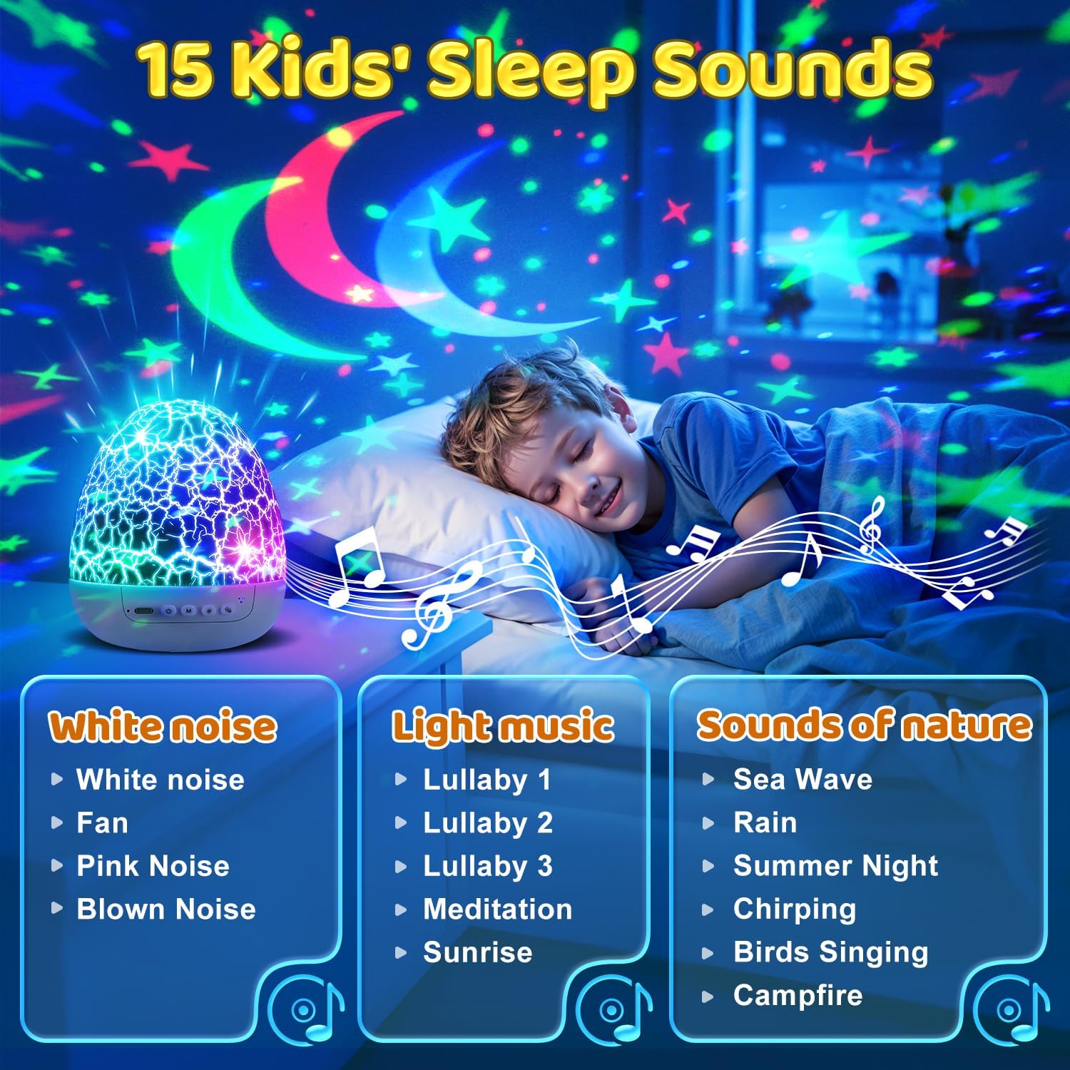 Easter Eggs Easter Gifts for Toddlers Kids Baby Night Light Projector 