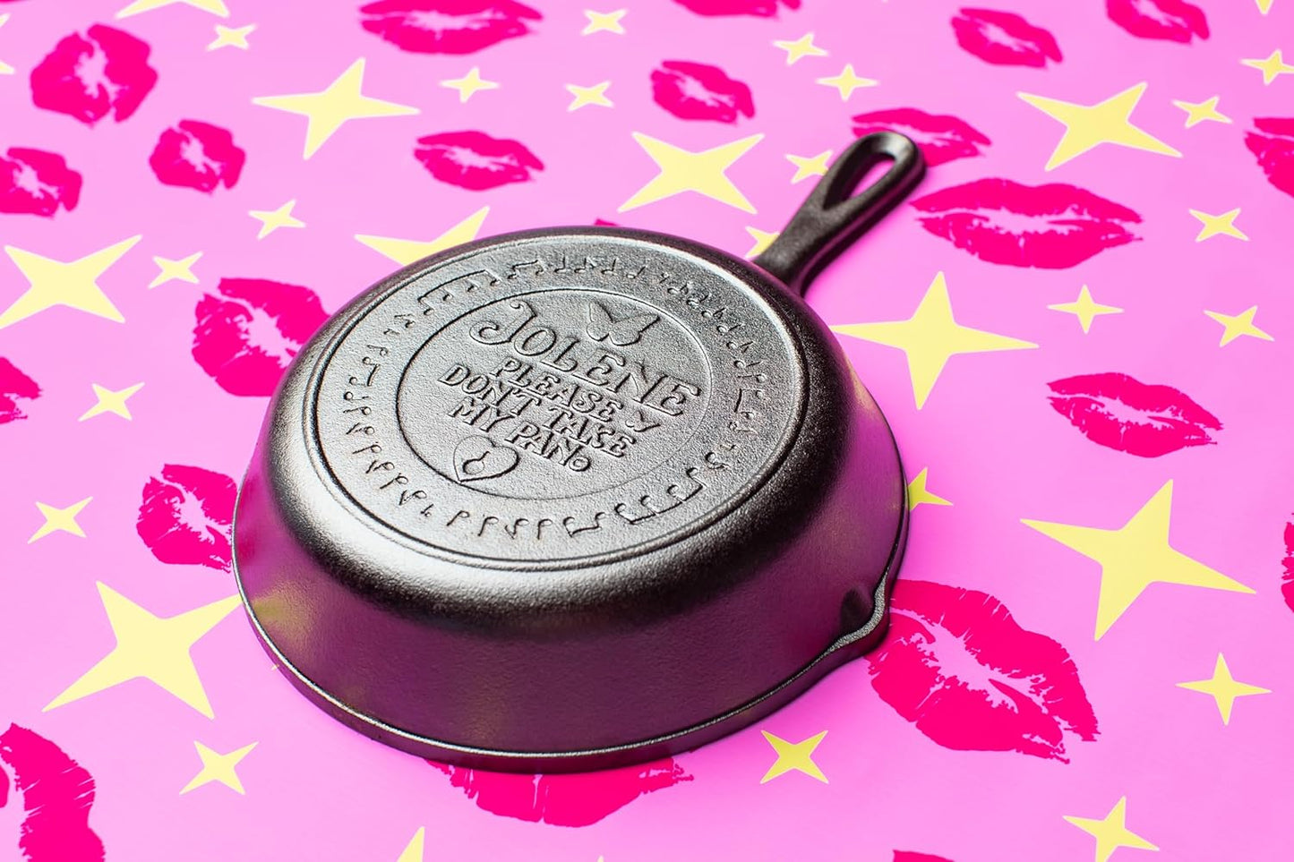 Lodge 8 Inch Dolly Parton Pre-Seasoned Cast Iron Stamped Skillet - Sig