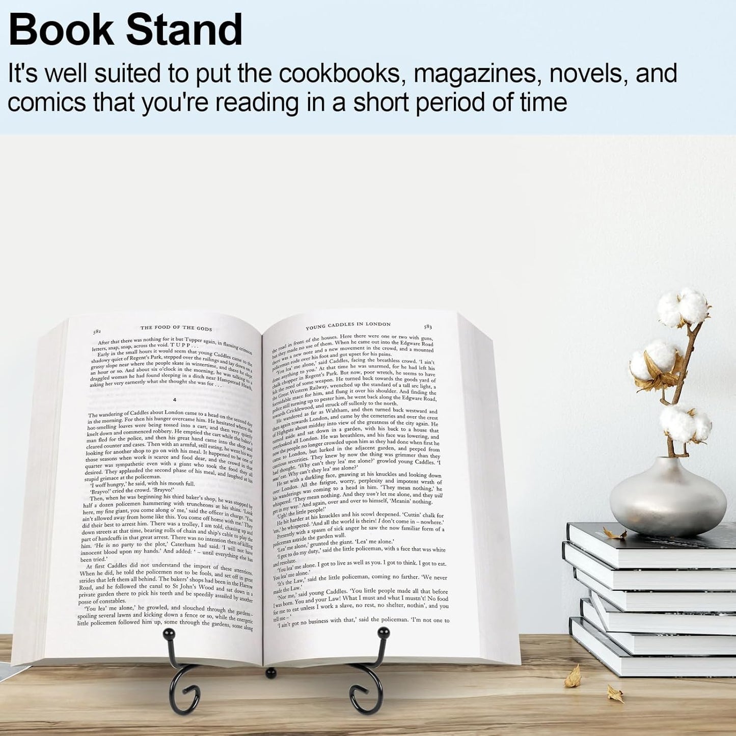 vivinin 4 Pack Plate Stands For Display,Plate Holder 6 '',Picture Frame Stand of Metal,Frame and Artworks,Small Easel for Book,Tabletop Art,Picture,Photo Platter,black (21ZSJ0001)