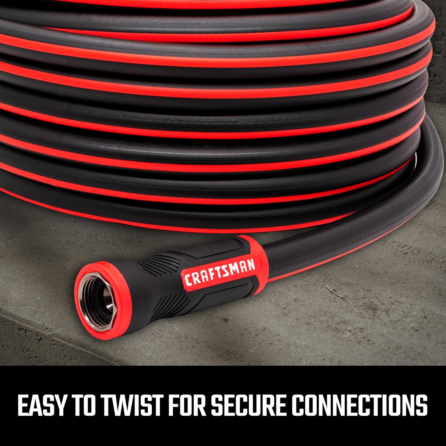 Craftsman Heavy Duty Professional Grade Garden Hose, 50 Feet x 5/8 Inc