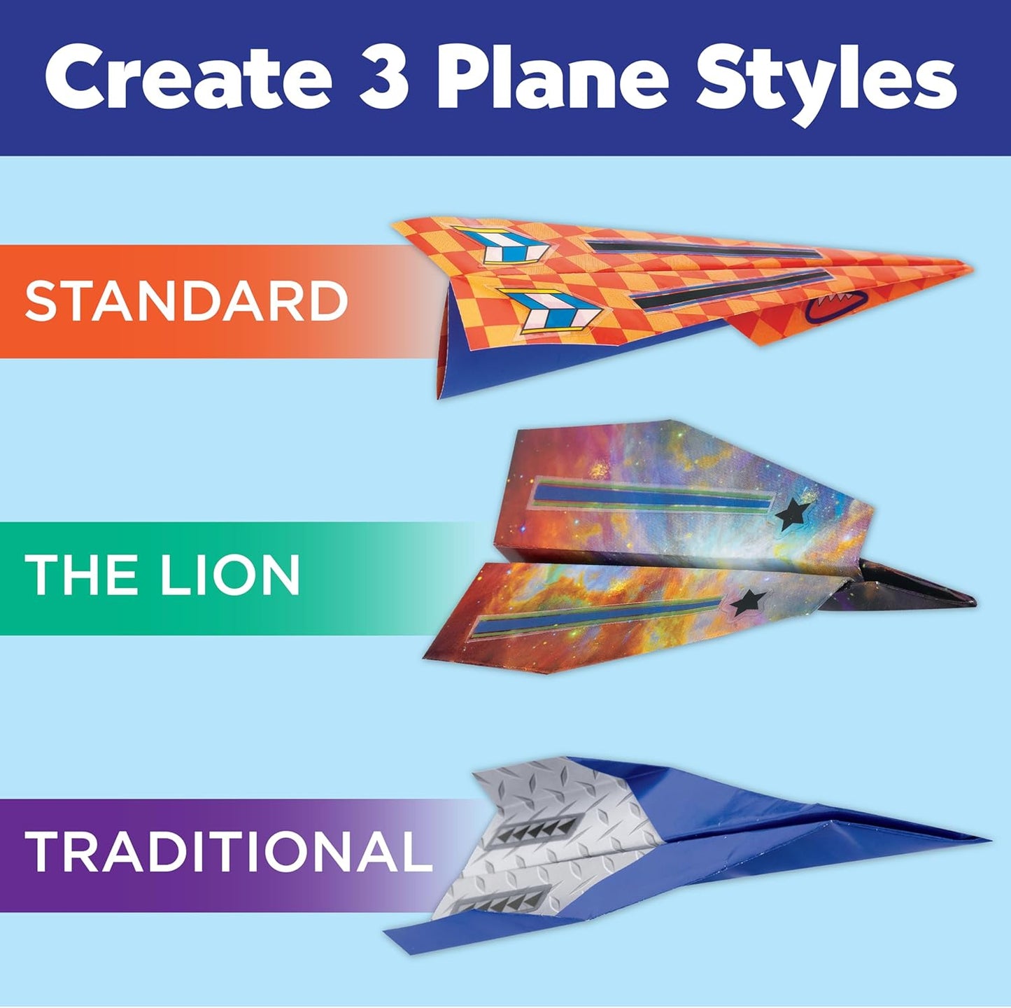 Creativity for Kids Paper Airplane Squadron - Create 20 Paper Airplane