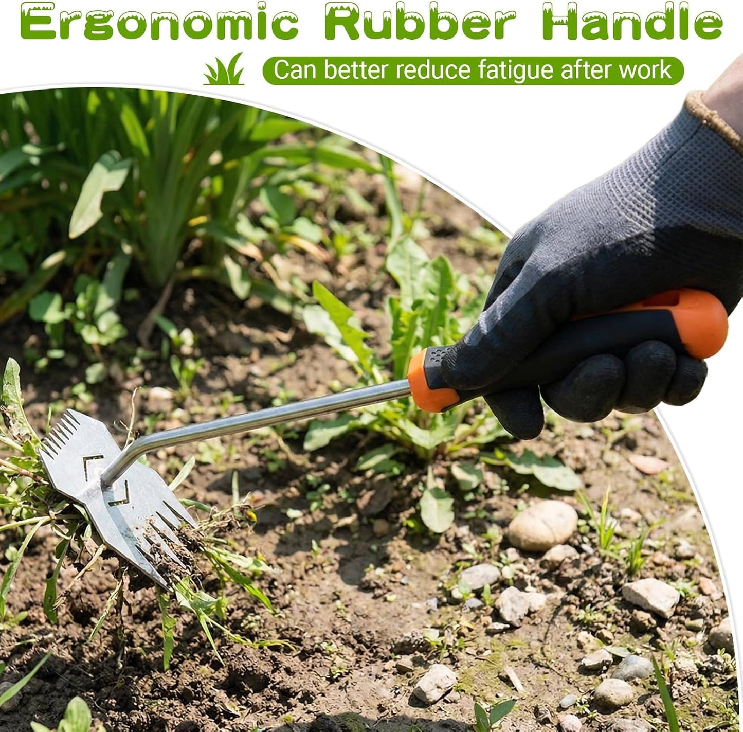 Garden Weed Tool,2026 Portable Weeding Tool,Stainless Steel Hand Weede